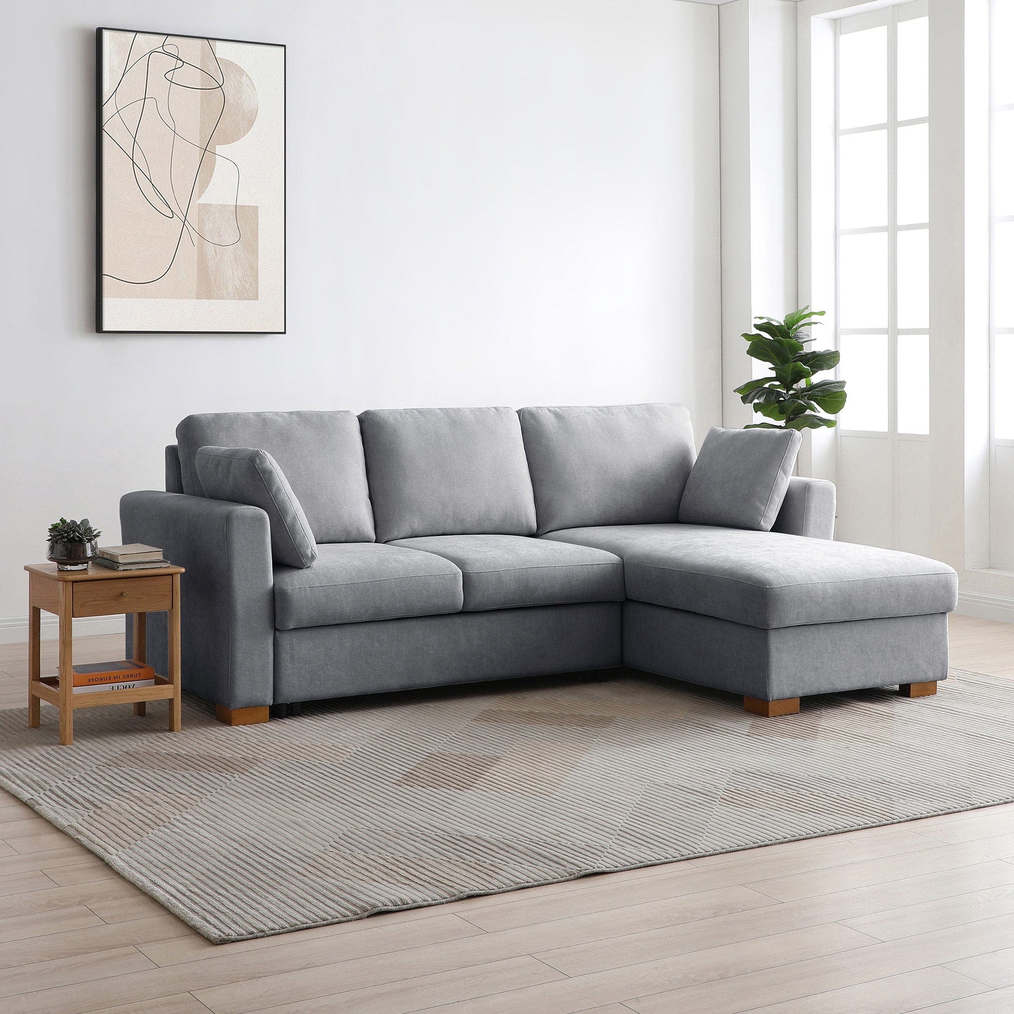 Luca - Corner Sofabed In Fabric