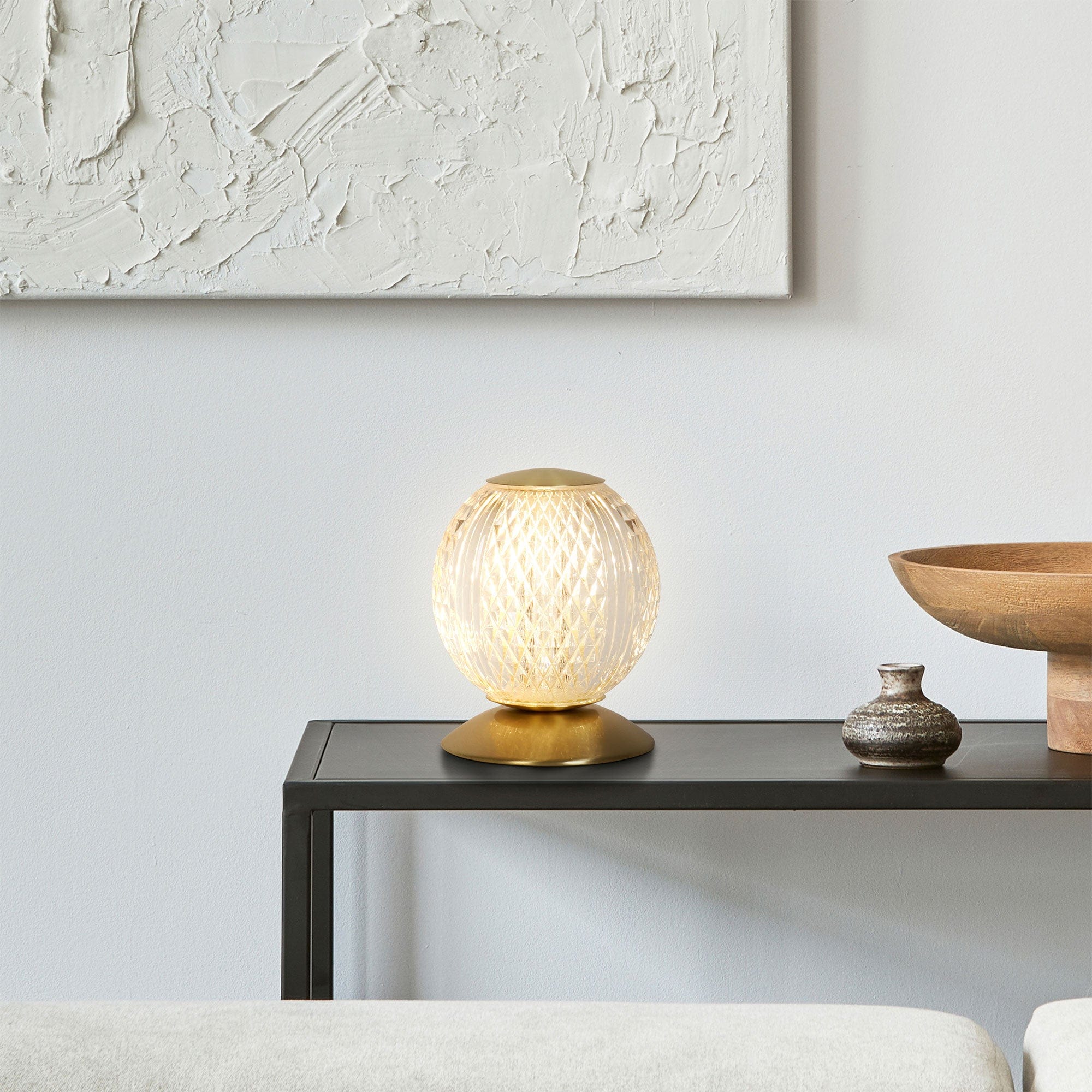 Luxor-Table Lamp-Satin Brass