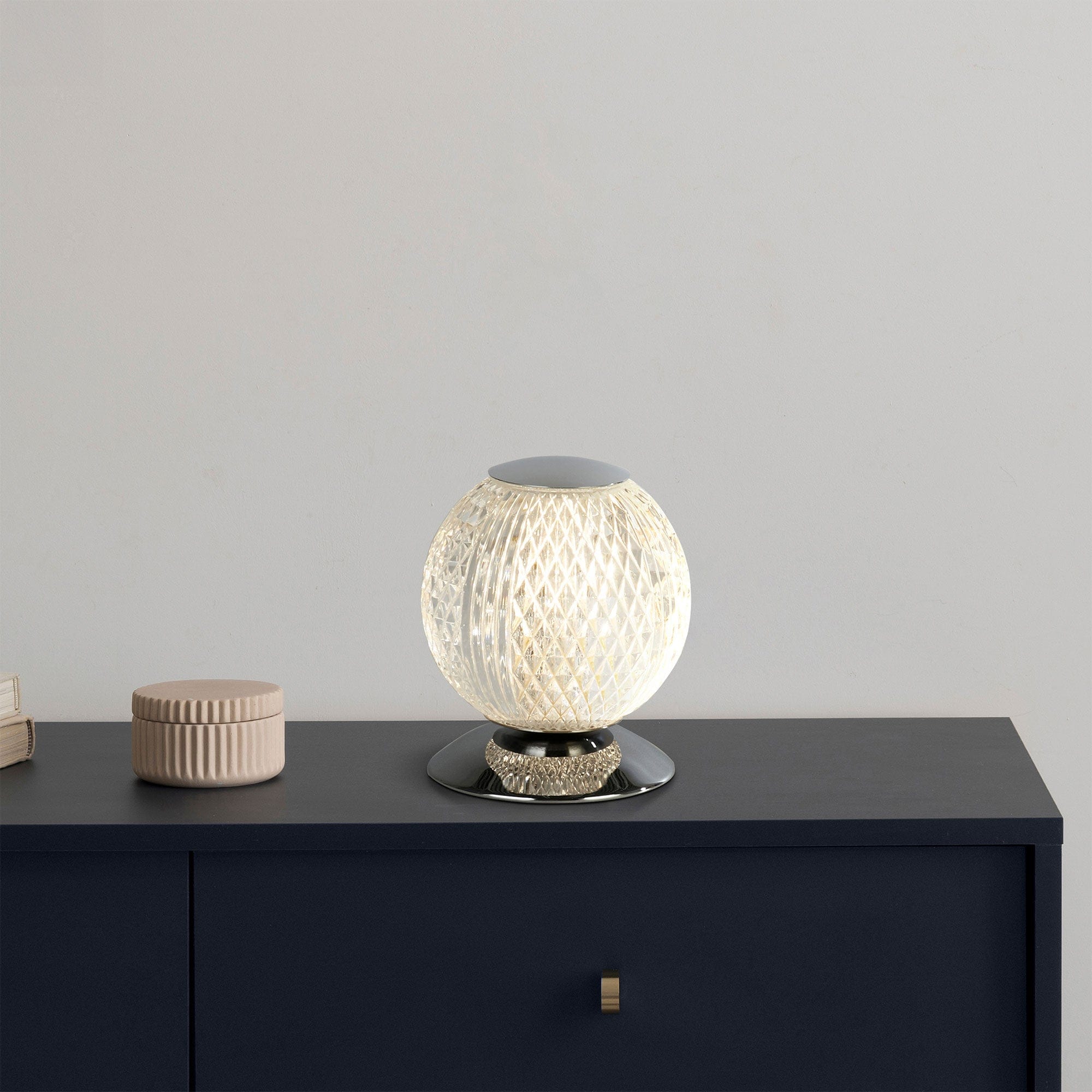 Luxor-Table Lamp Chrome