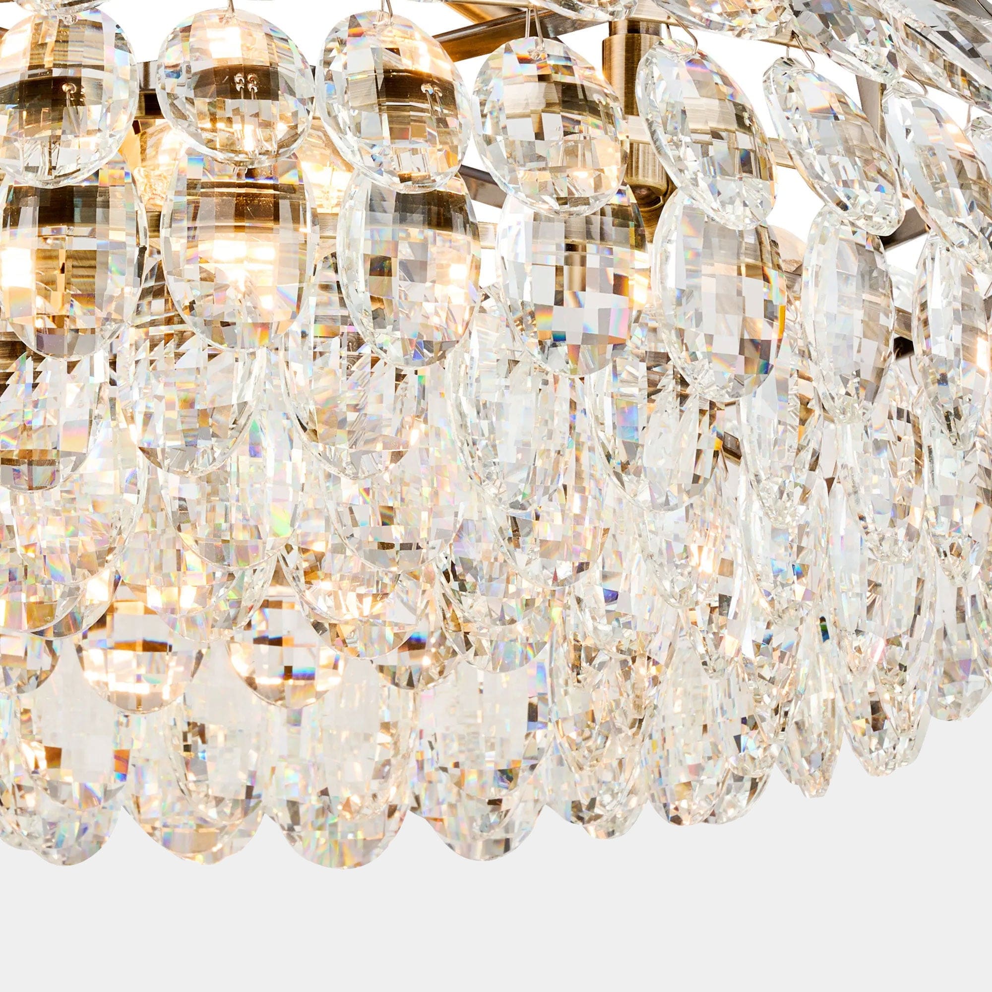 Columbus Antique Brass - Ceiling Light