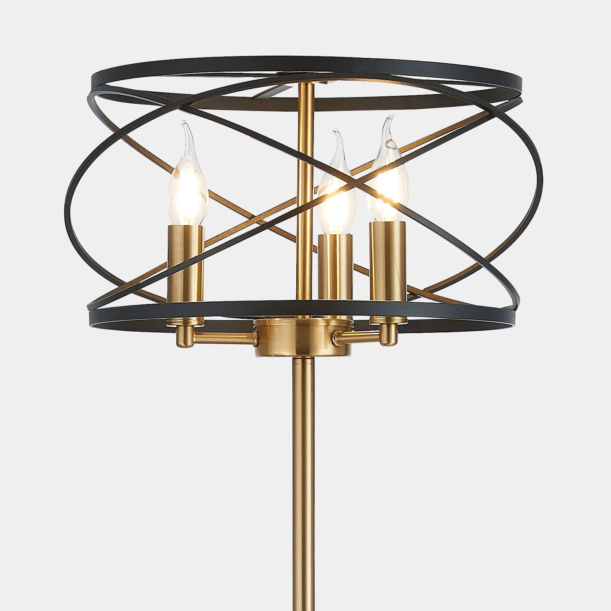 Oliver Black & Gold - Floor Lamp