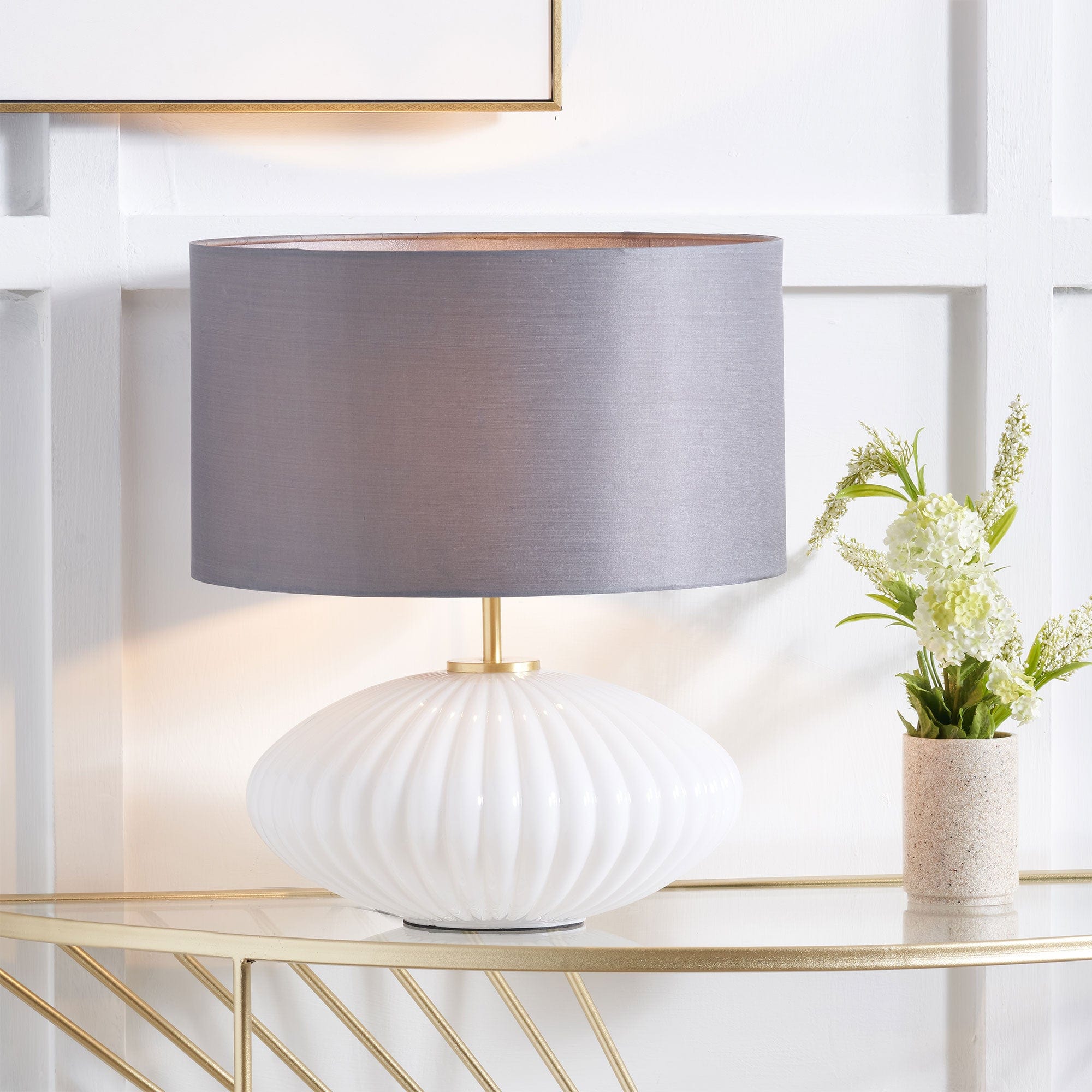 Clara - White Table Lamp