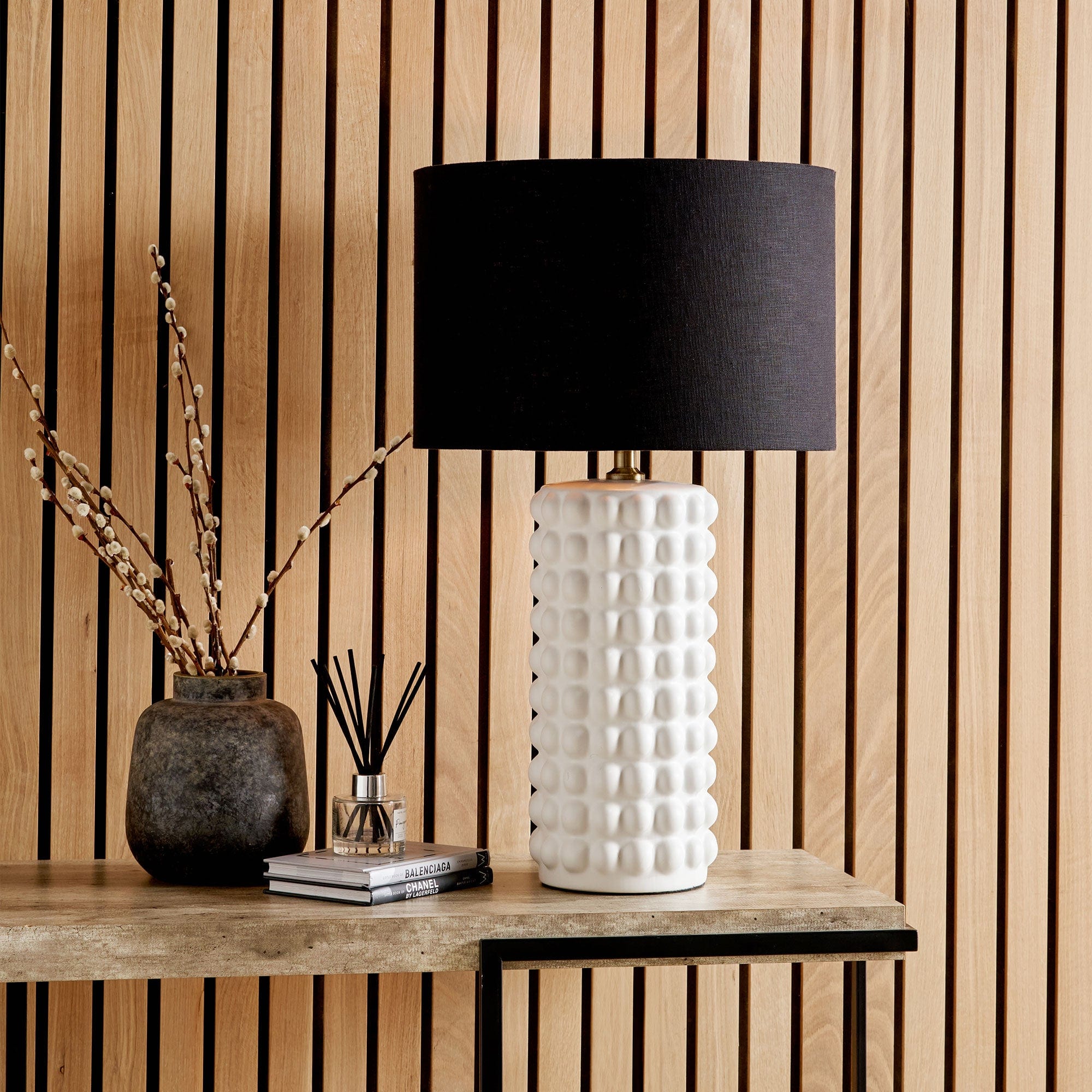 Waller Black & White - Table Lamp