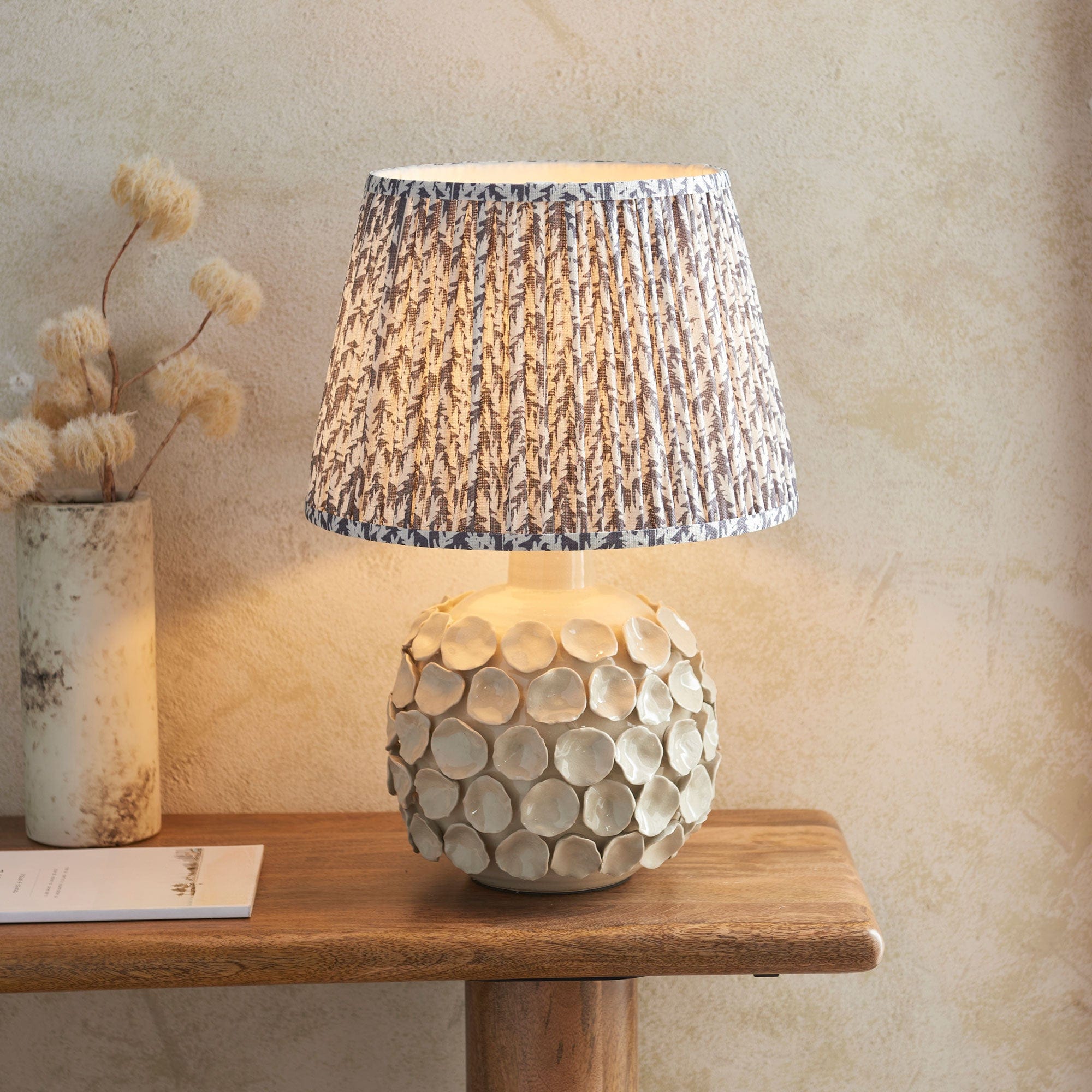 Mabel Pearl Grey- Table Lamp