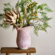 Floral Vase Pink Stoneware 29cm (BO)