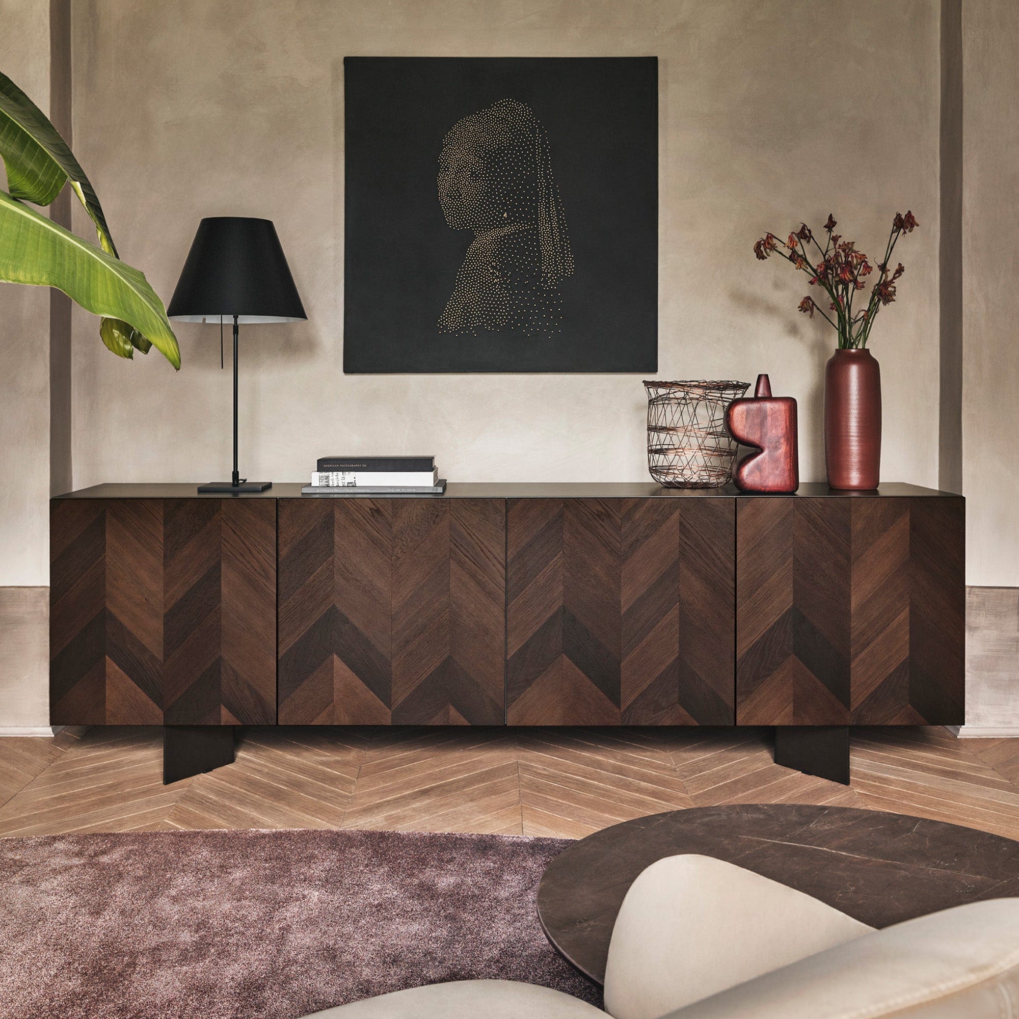 Calligaris Intarsi - 4 Door Sideboard