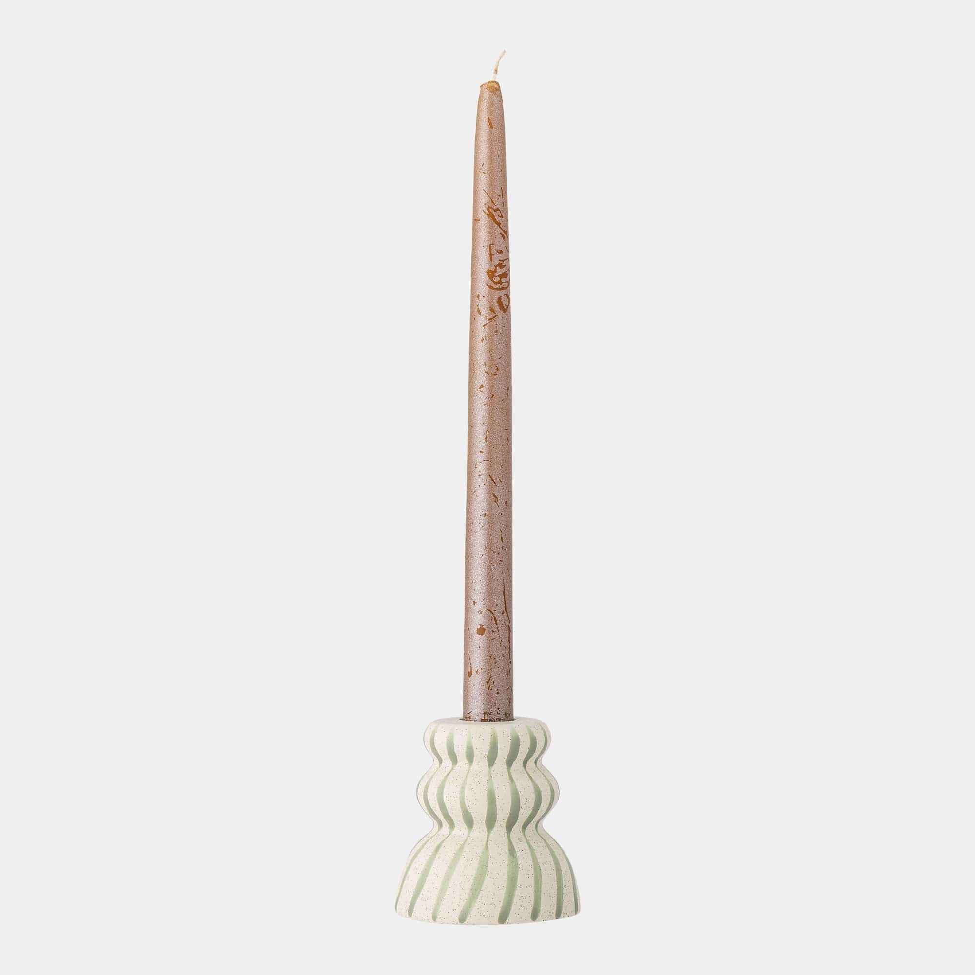 Gabin - Candle Holder Green