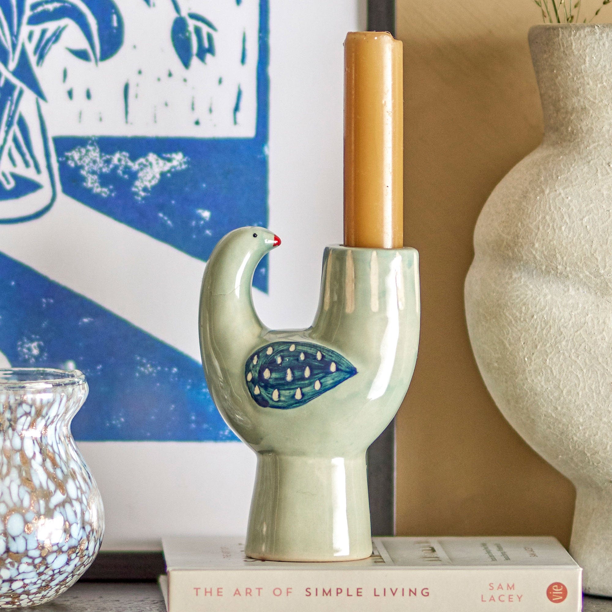 Trudy - Bird Candle Holder