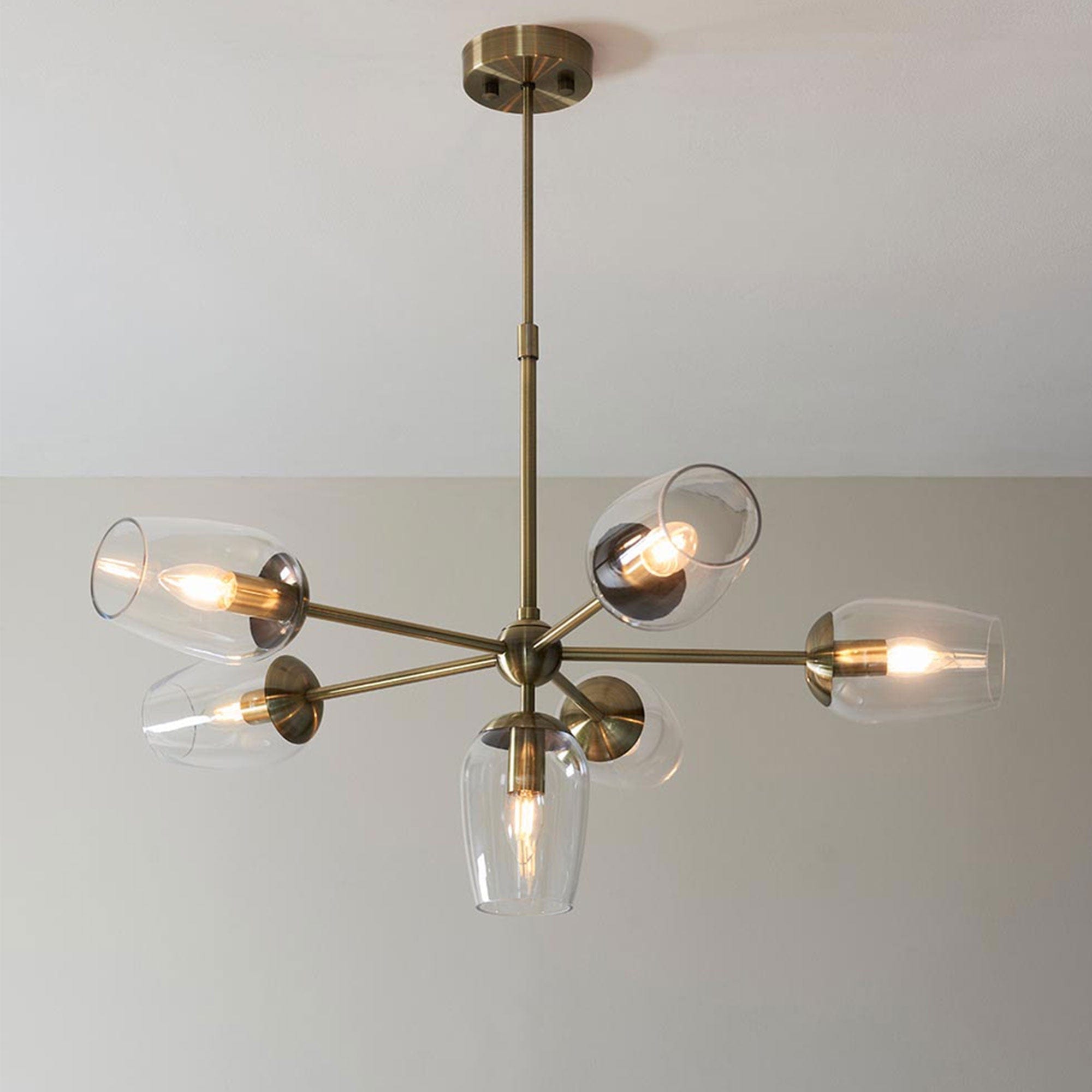 Bezold - 6 pendant Antique Brass