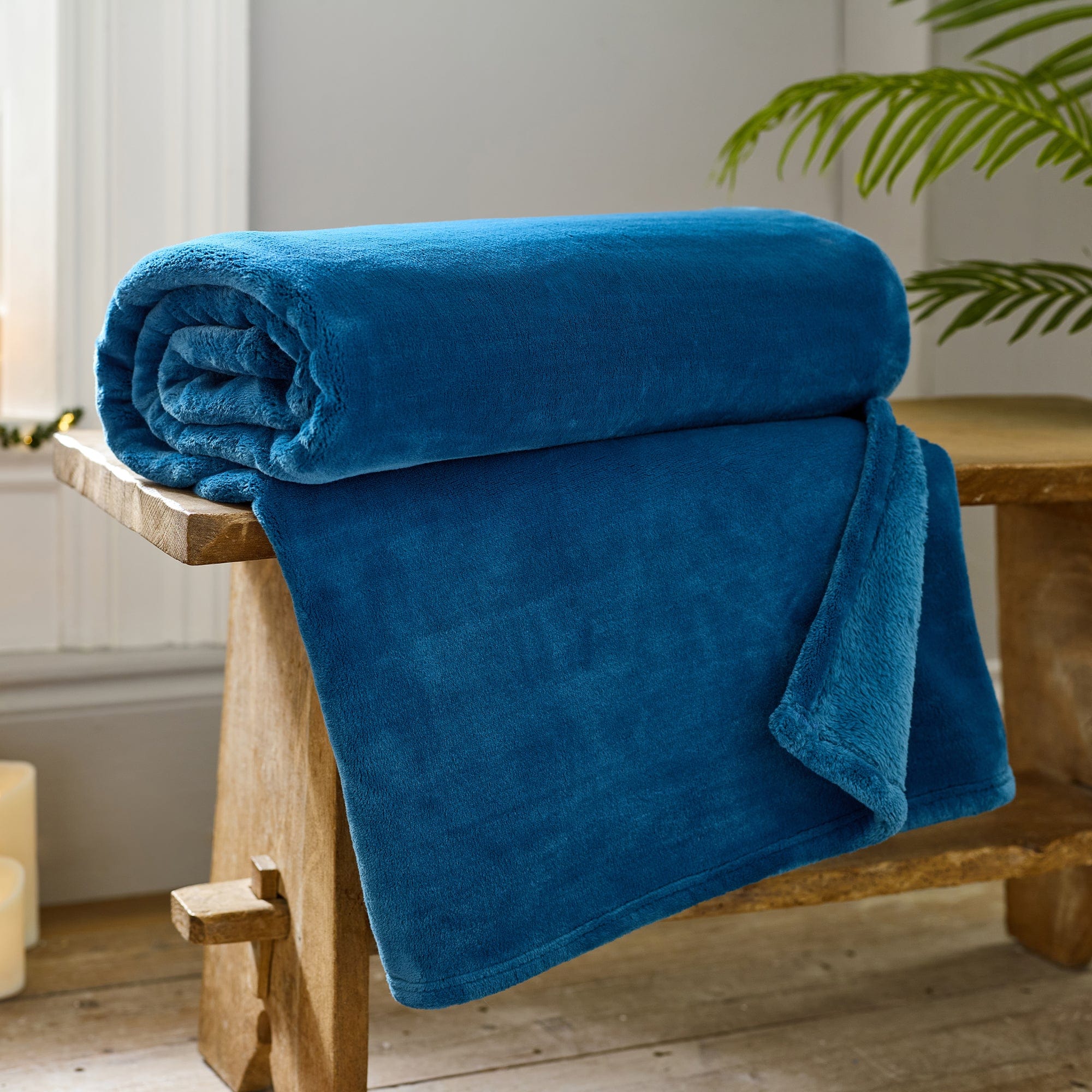 Coco Touch Blue - Throw 140x180cm