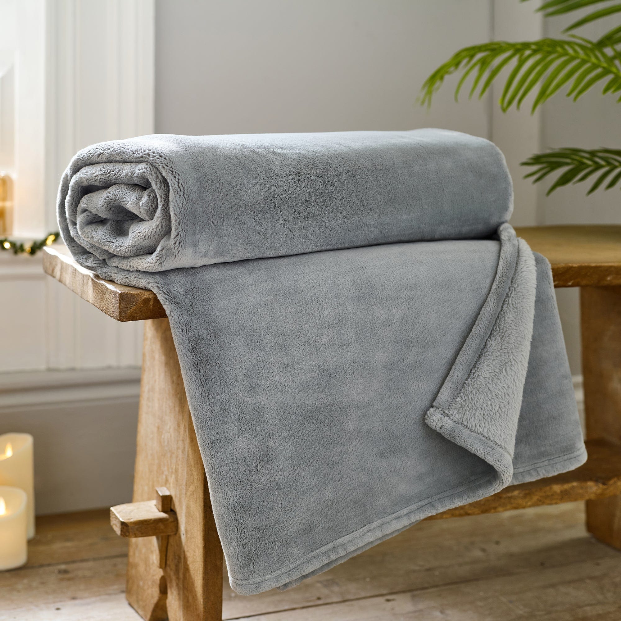 Coco Touch Grey - Throw 140x180cm