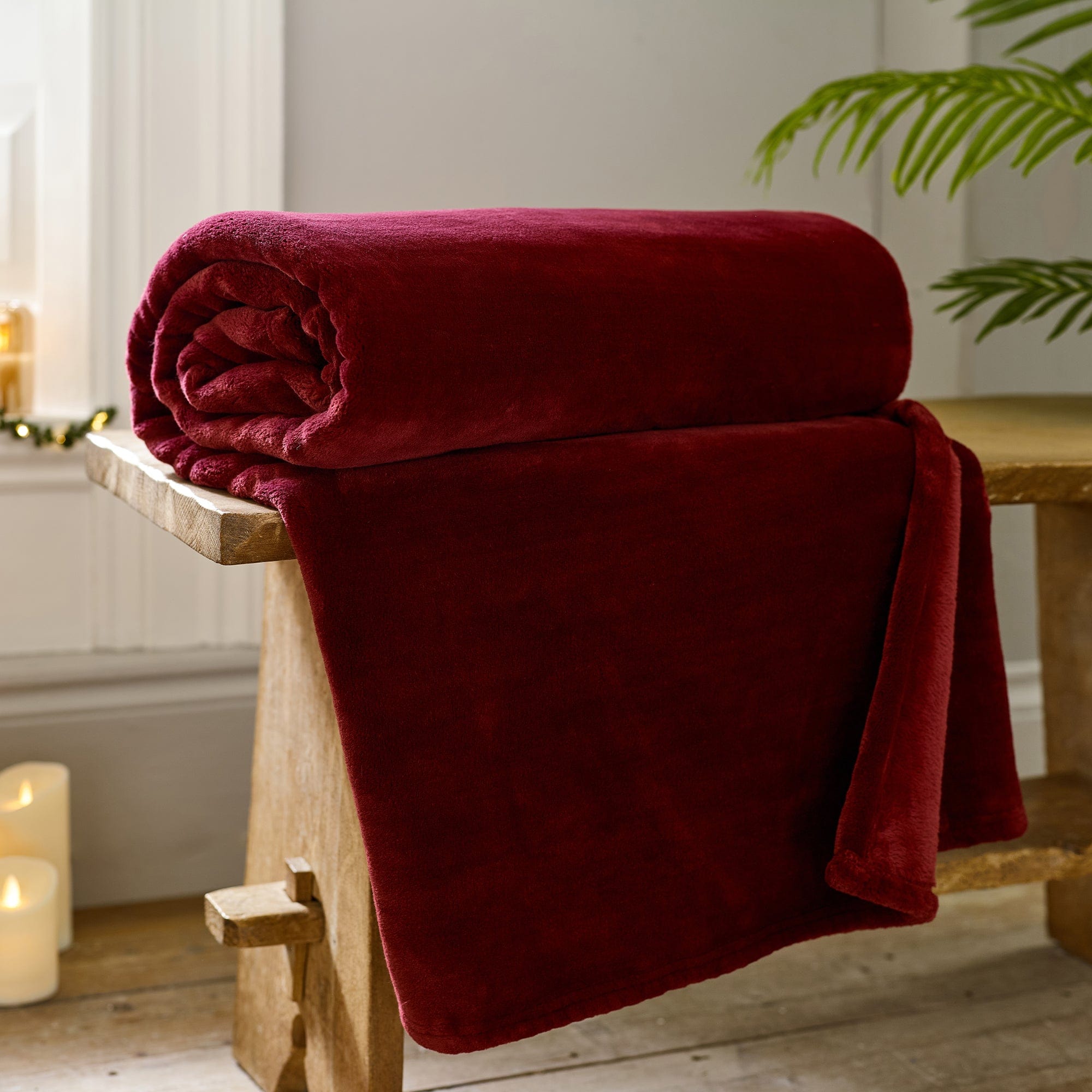 Coco Touch Red - Throw 140x180cm
