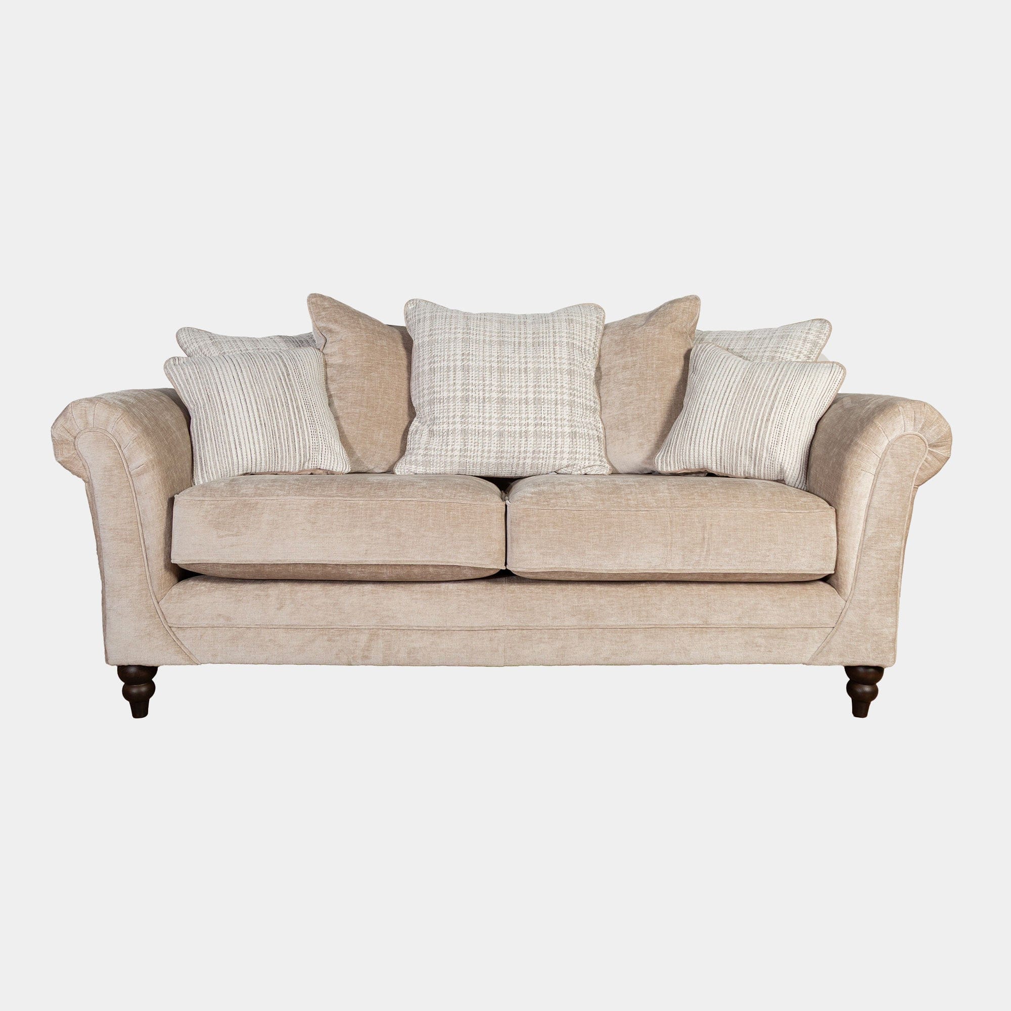 Wimbourne - Pillow Back 3 Seat Sofa In Fabric Grade D