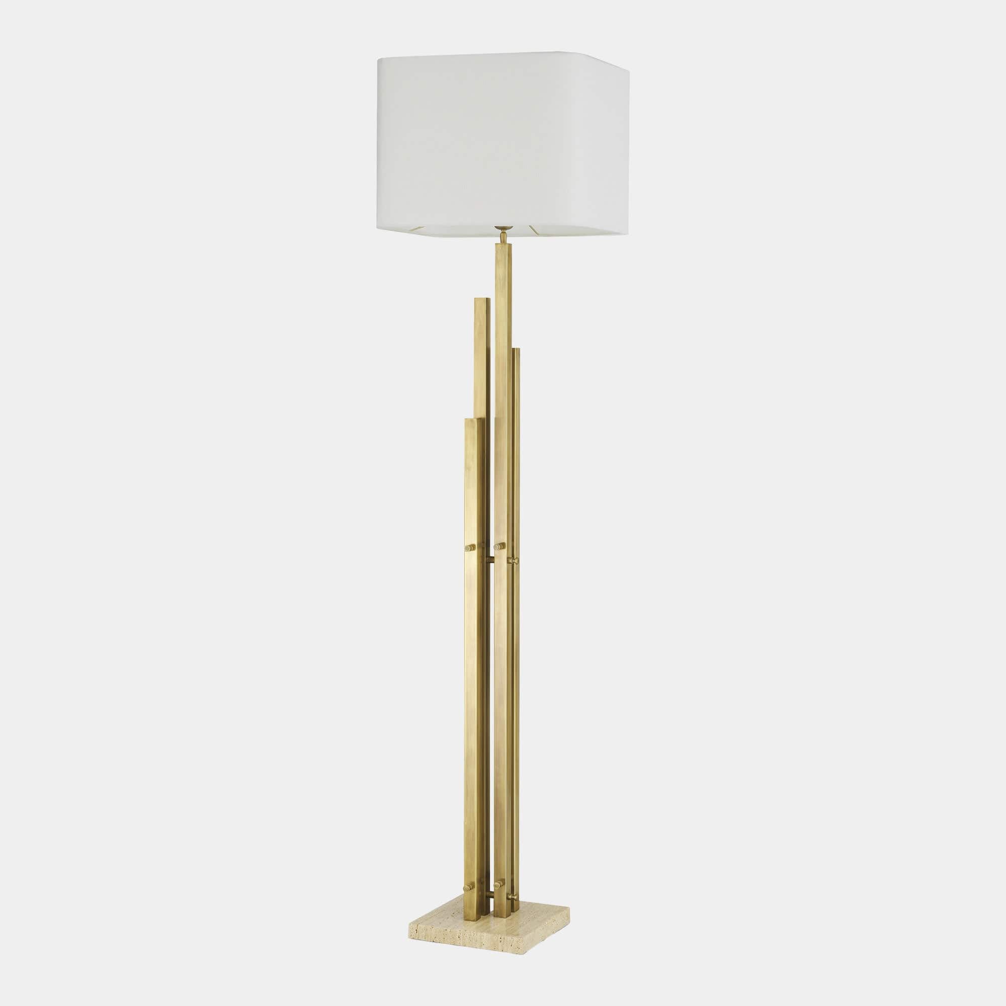 Eichholtz Destino - Vintage Brass Floor Lamp
