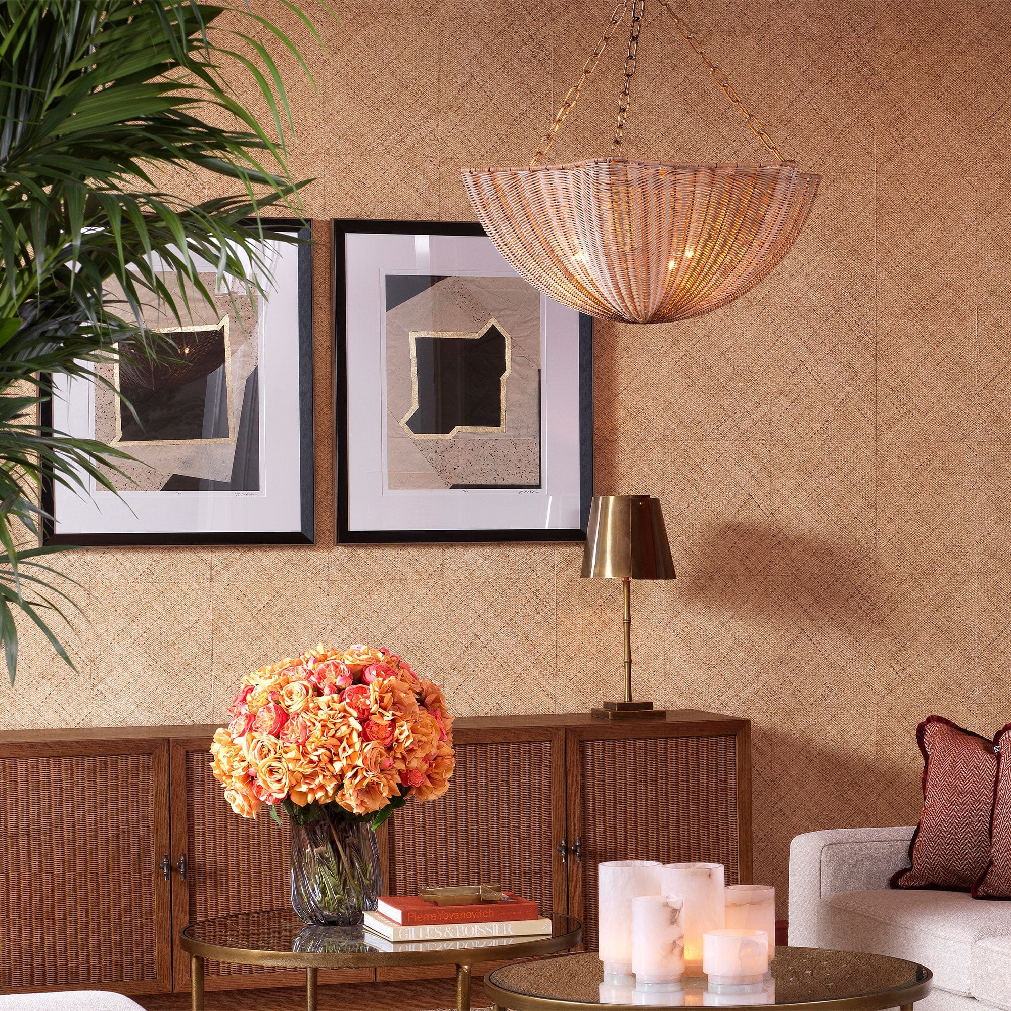 Eichholtz Print - Creased Umber By Vanna Lam Set of 2