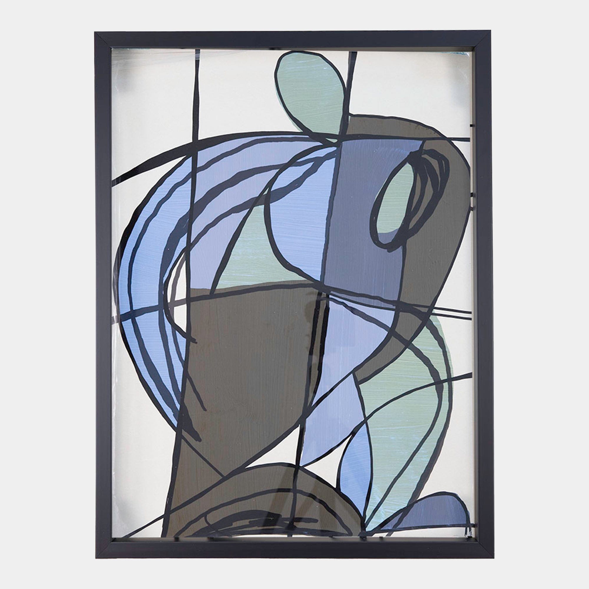 Conclude Abstract - Framed Print
