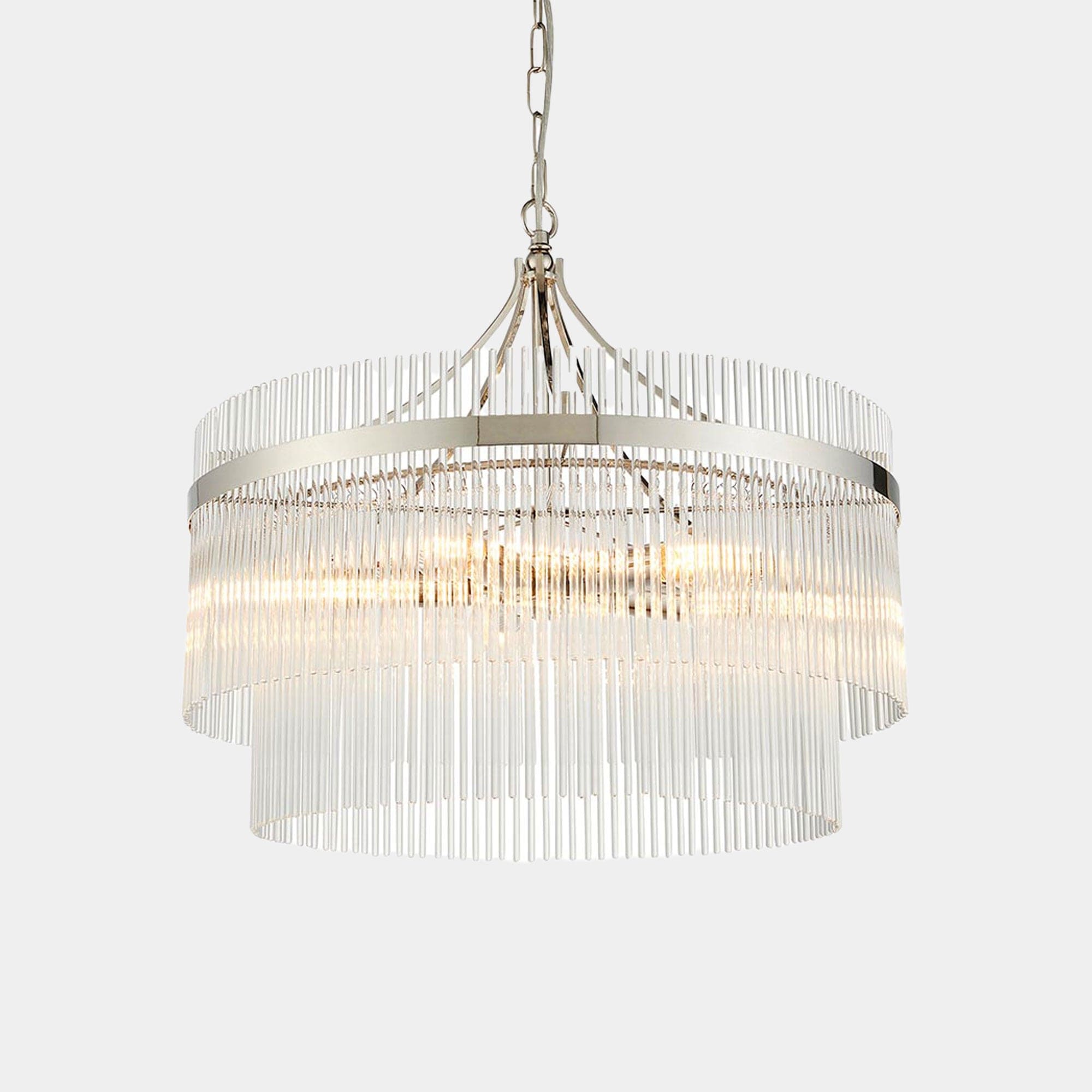 Lille - 5 Pendant Nickel