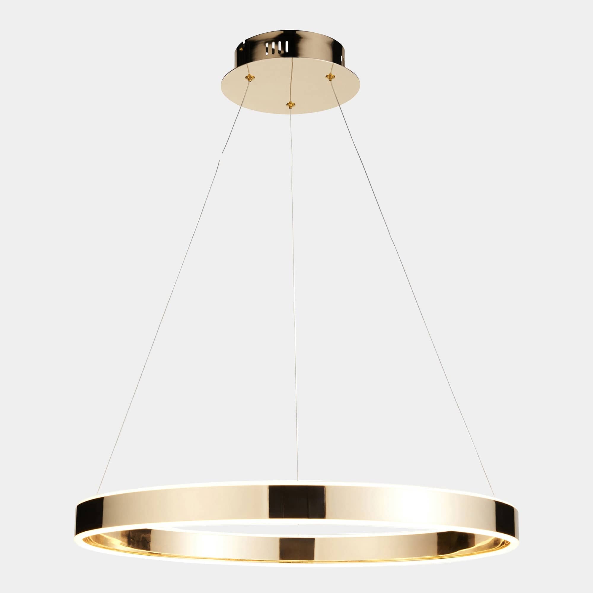 Agen -  LED Ring  Pendant Gold