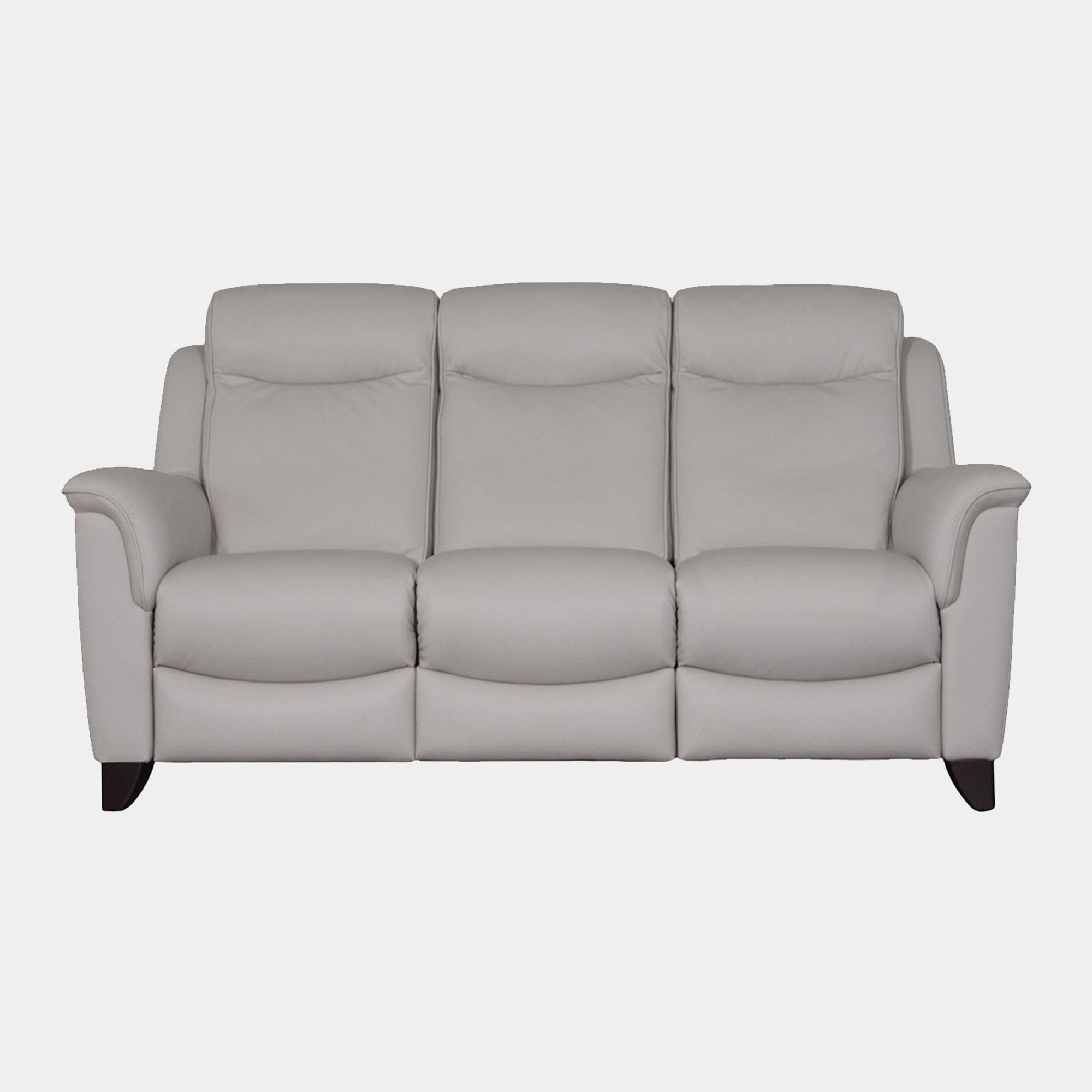 3 Seat Sofa With Double Power Recliners  With 2 Button Switch - Single Motor In Leather Grade M