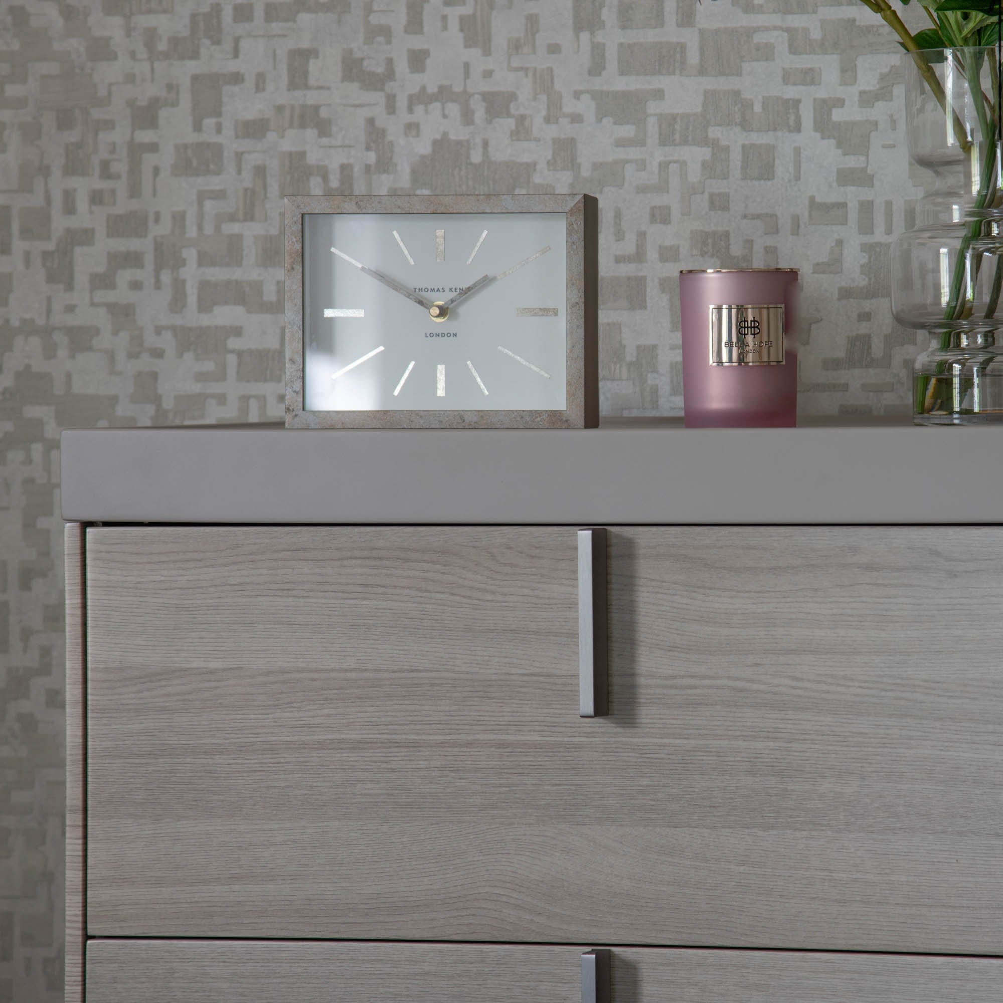 Salvador - Wide Chest of Drawers, White Oak Flannel