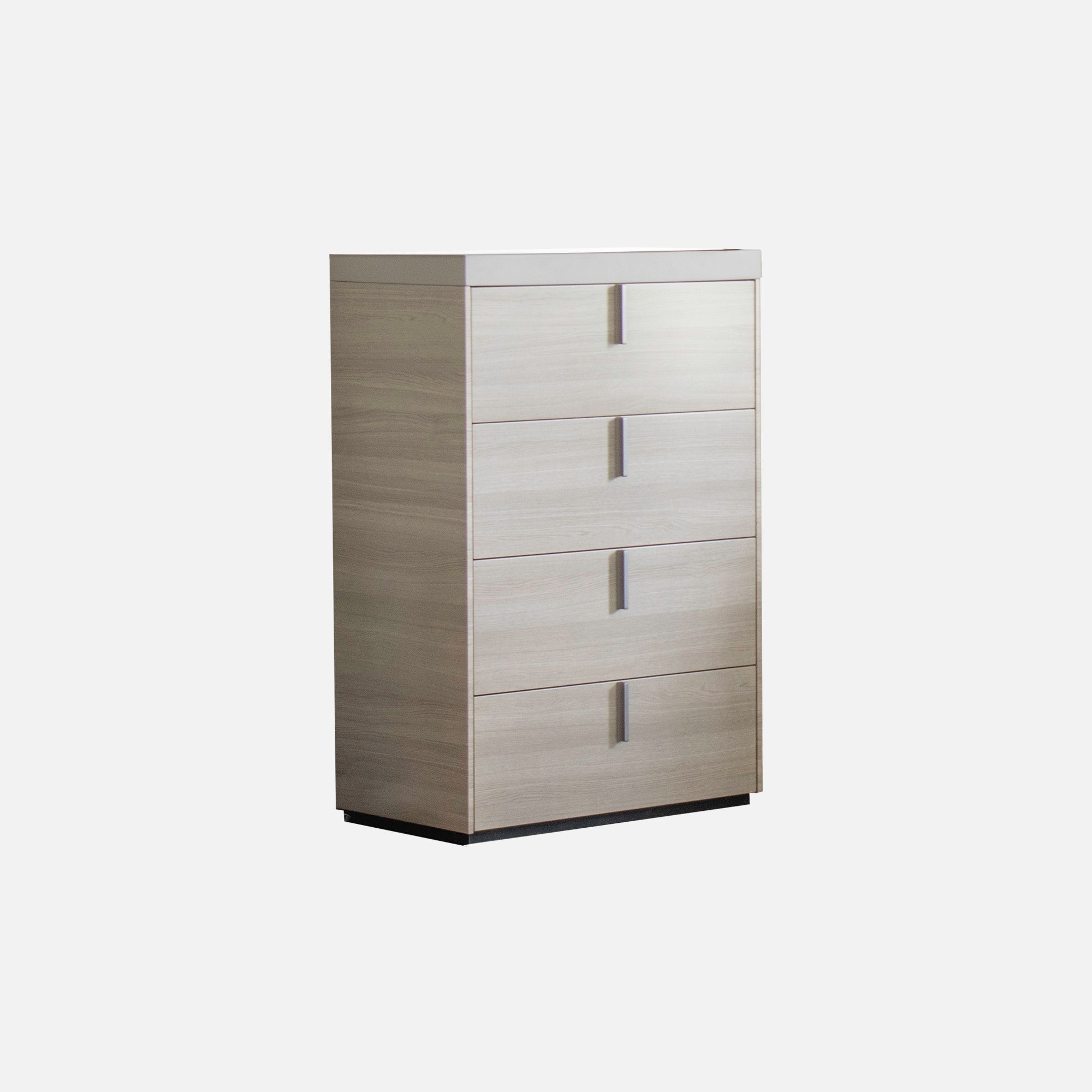 Salvador - Chest of Drawers, 4 Drawer White Oak Flannel