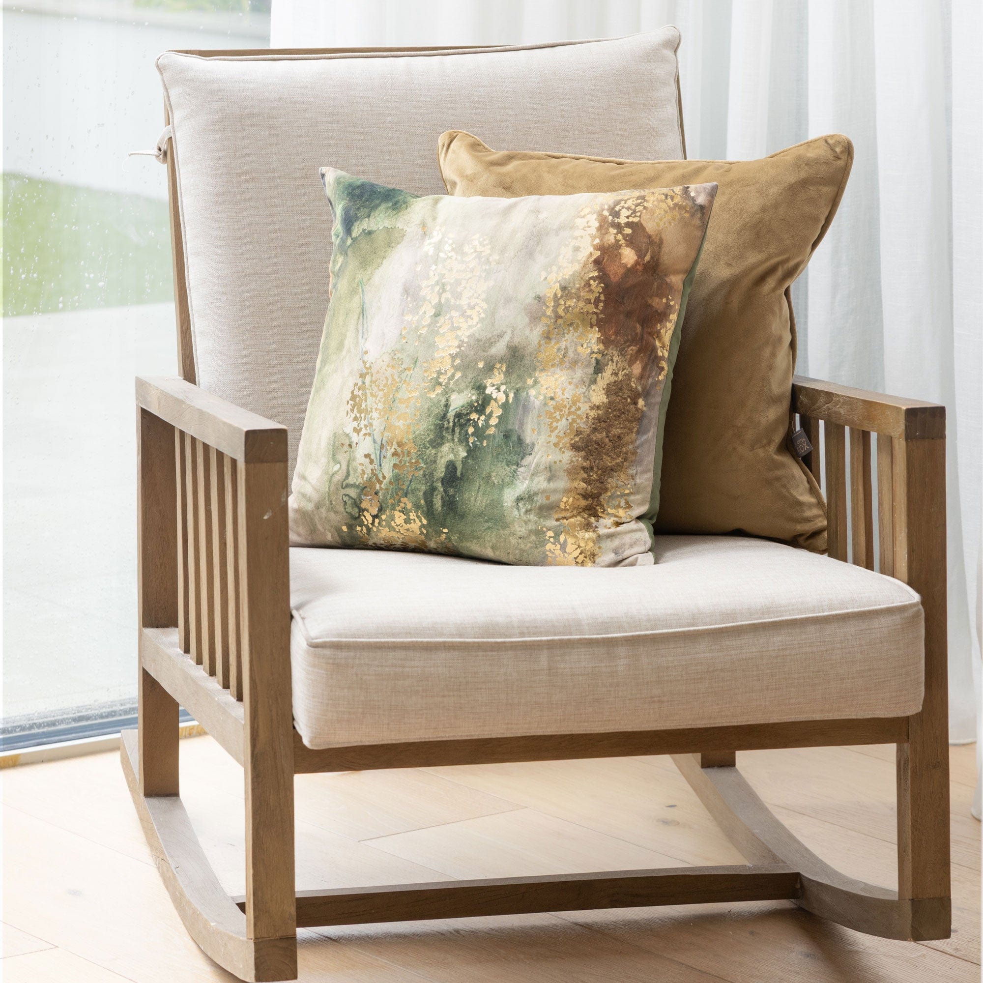 Ula - Green Cushion 43x43cm
