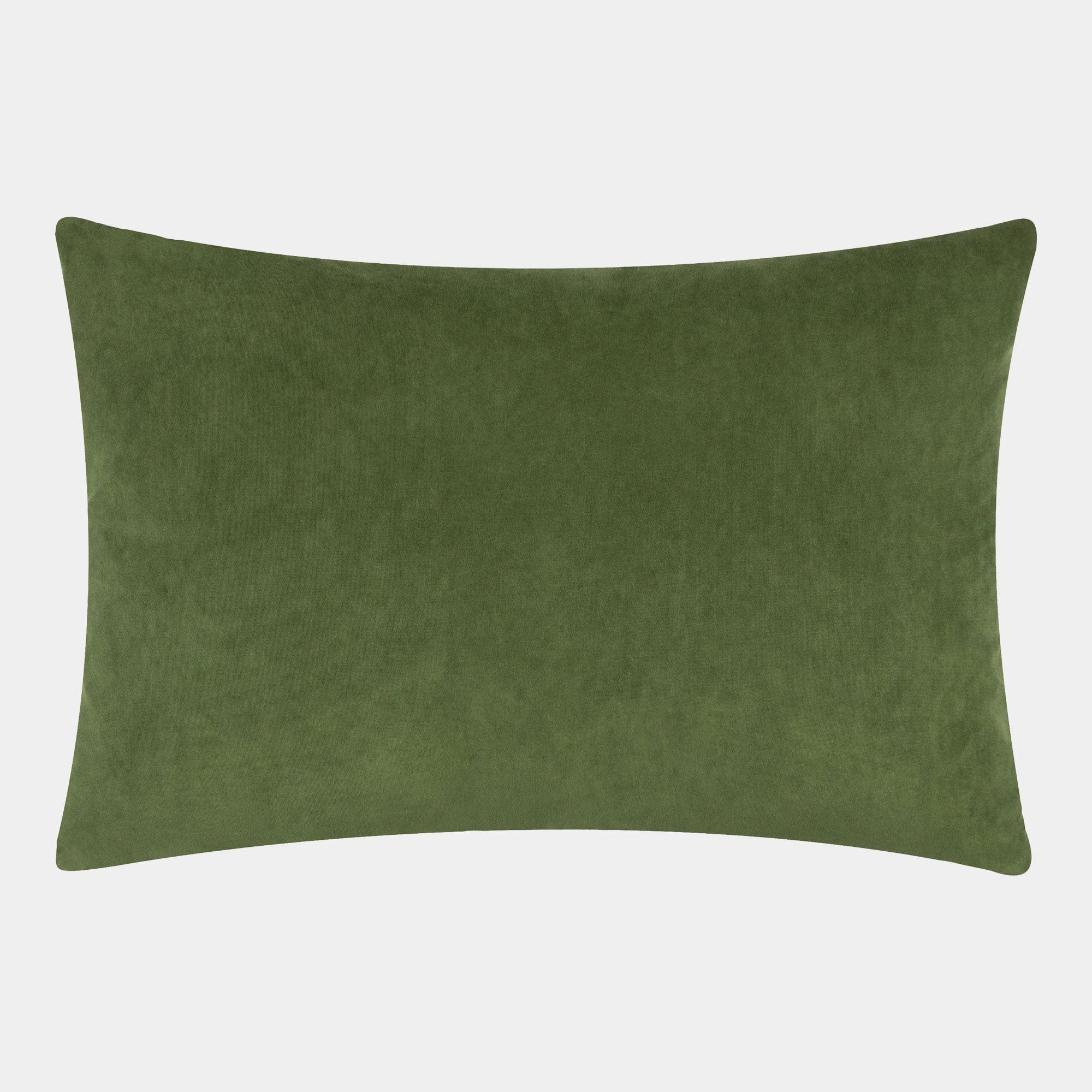 Darland - Velvet Cushion, Olive Oil