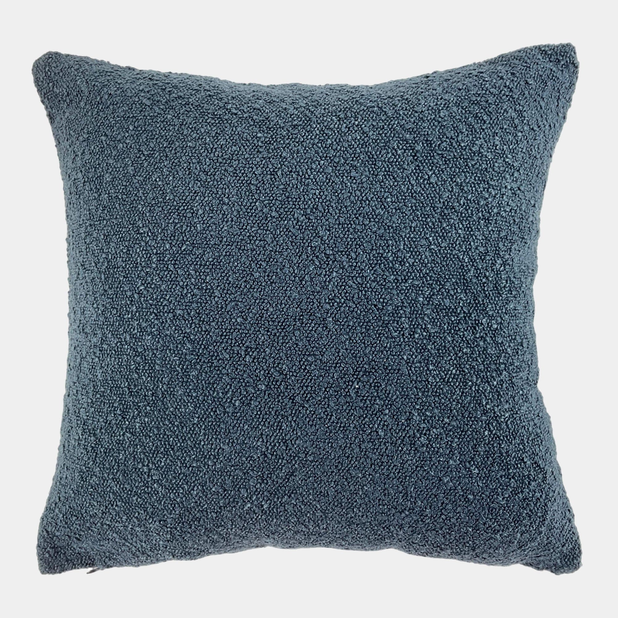 Boucle - Circles Cushion, Navy Brown, 45x45cm