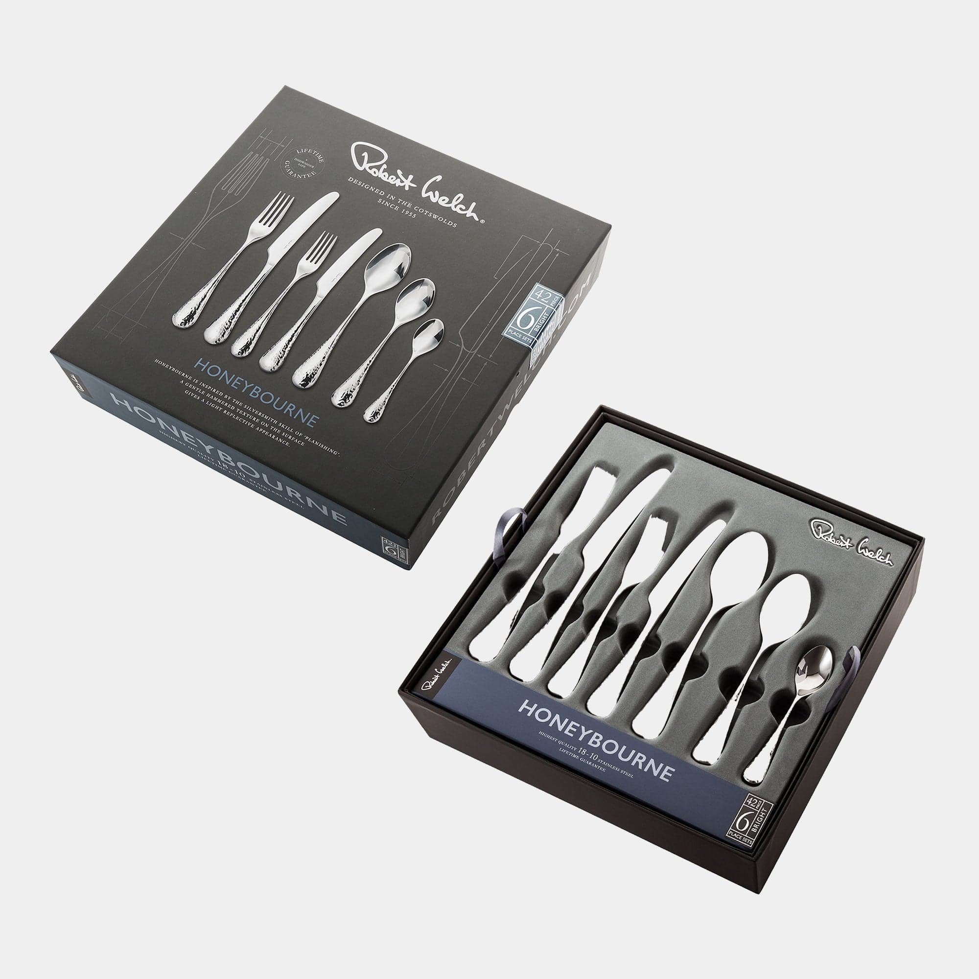 R/W Honeybourne 42 Piece Set with 6 Free Steak Knives (BA)