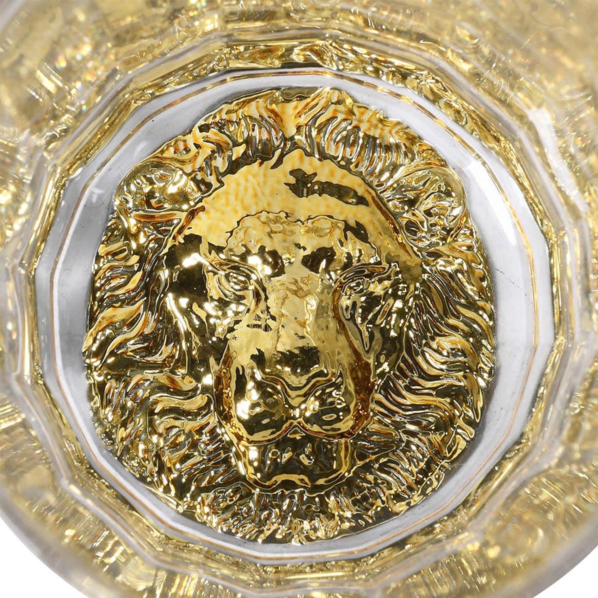 Lionhead Gold - Glass Tumblers, Set of 4