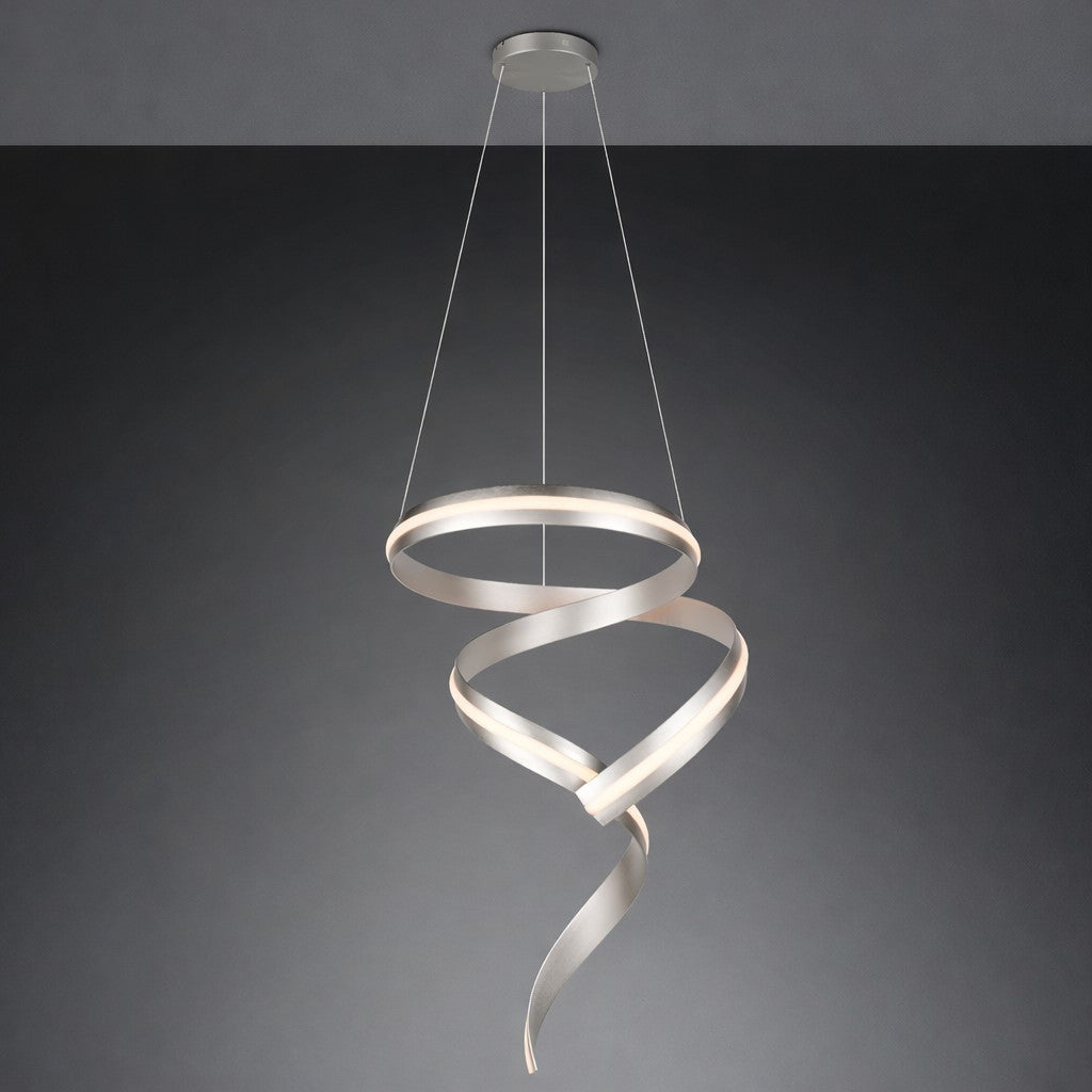 Orta Nickel - Pendant Ceiling Light, Spiral