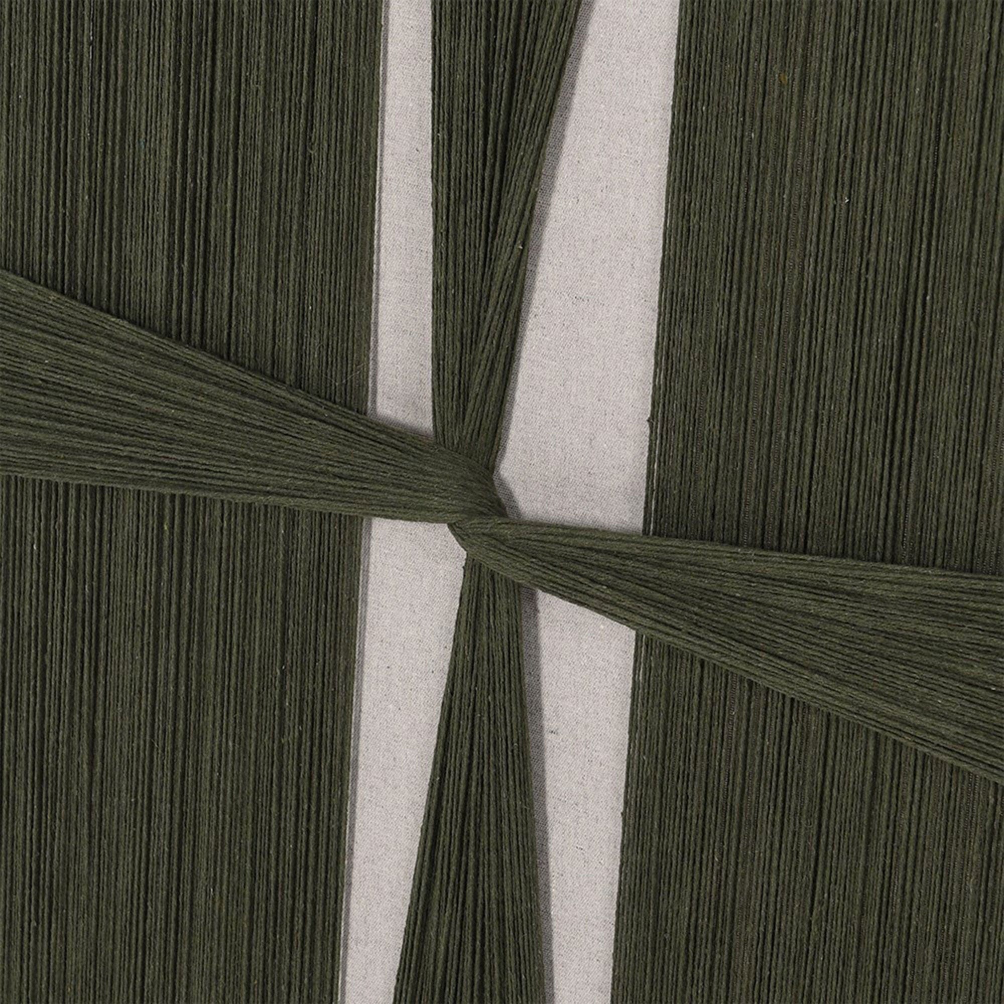 Olive Breeze - Abstract Woven Picture