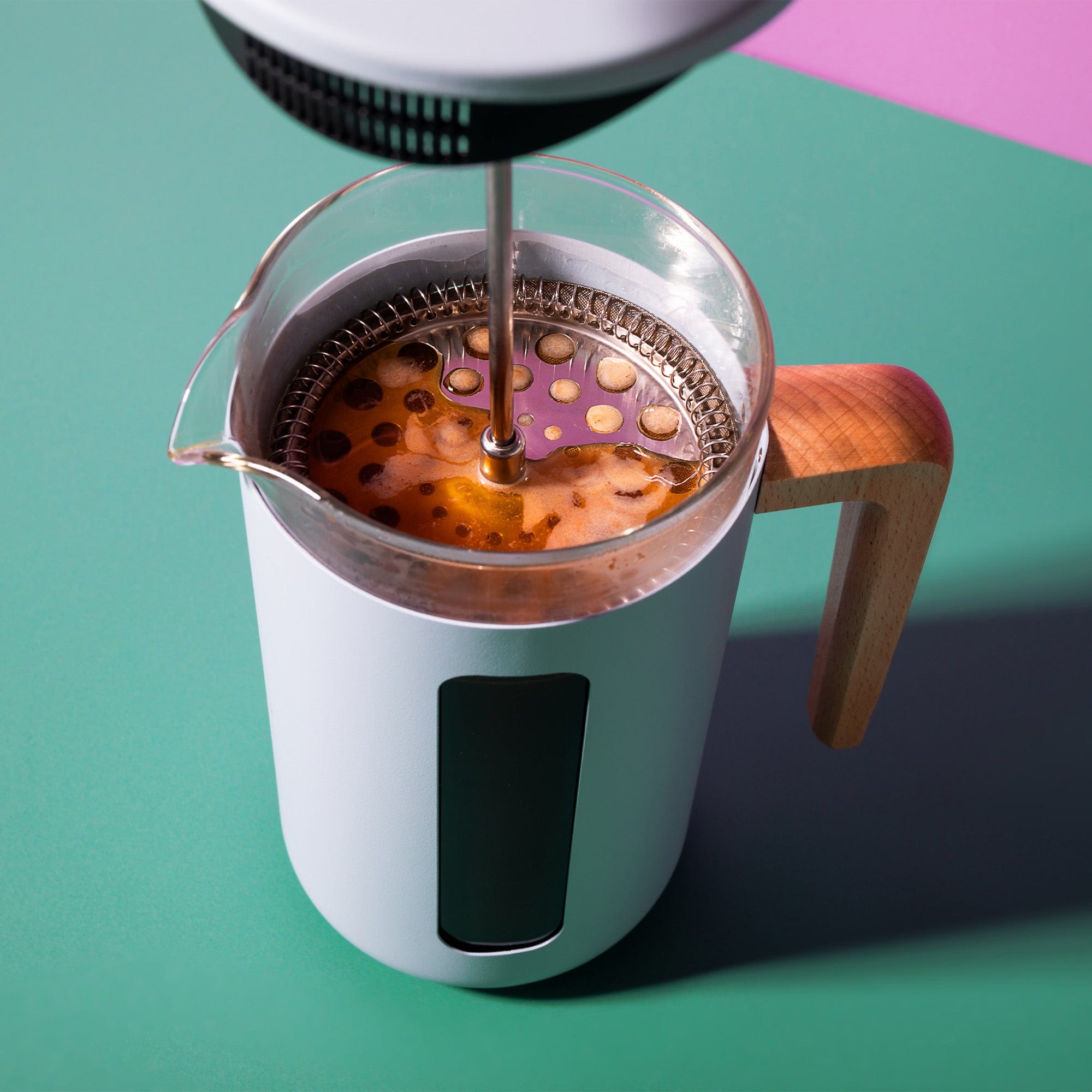 La Cafetière - Pisa Cafetiere, Sky Blue 8 Cup