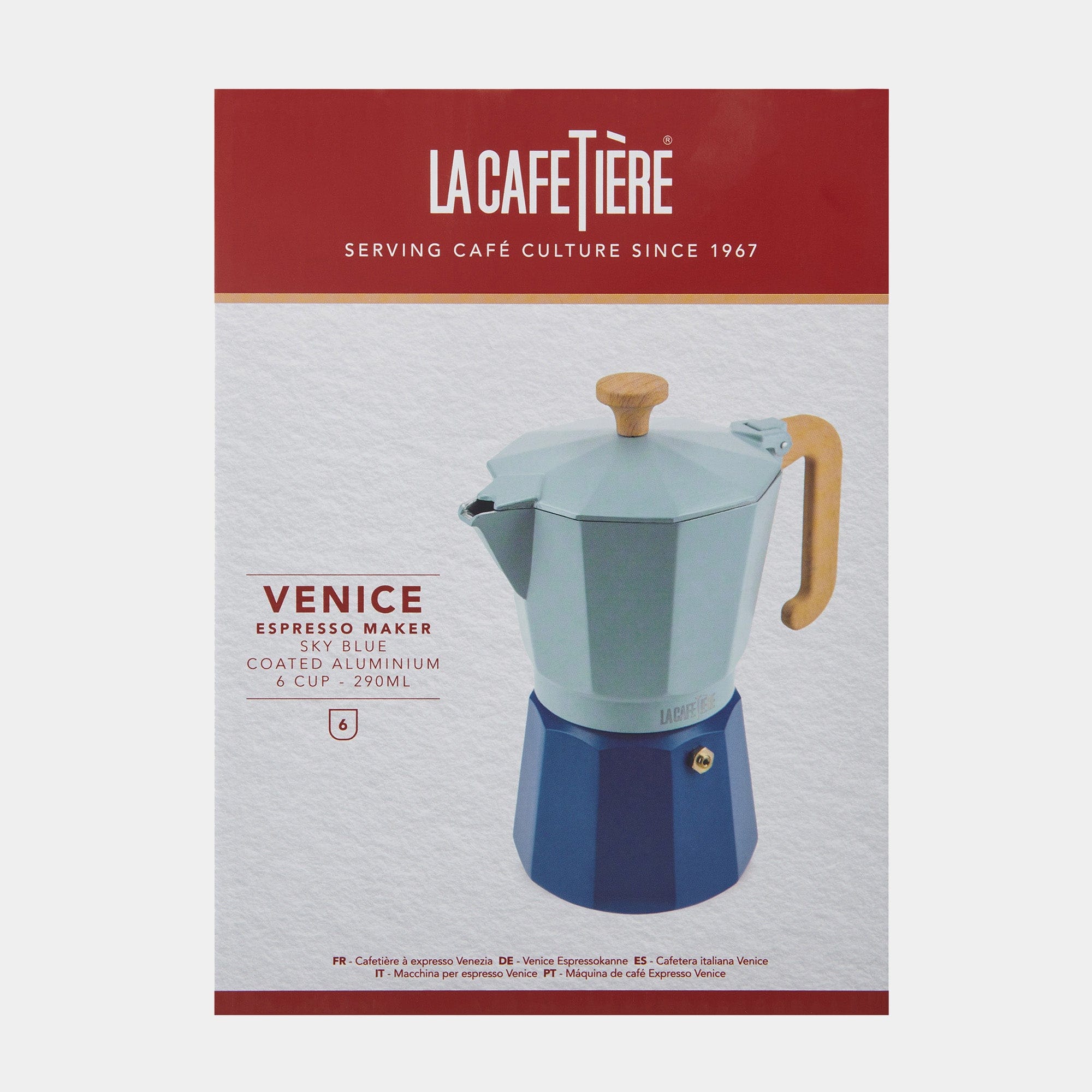 La Cafetière - Venice Espresso Maker Two Tone 6 Cup