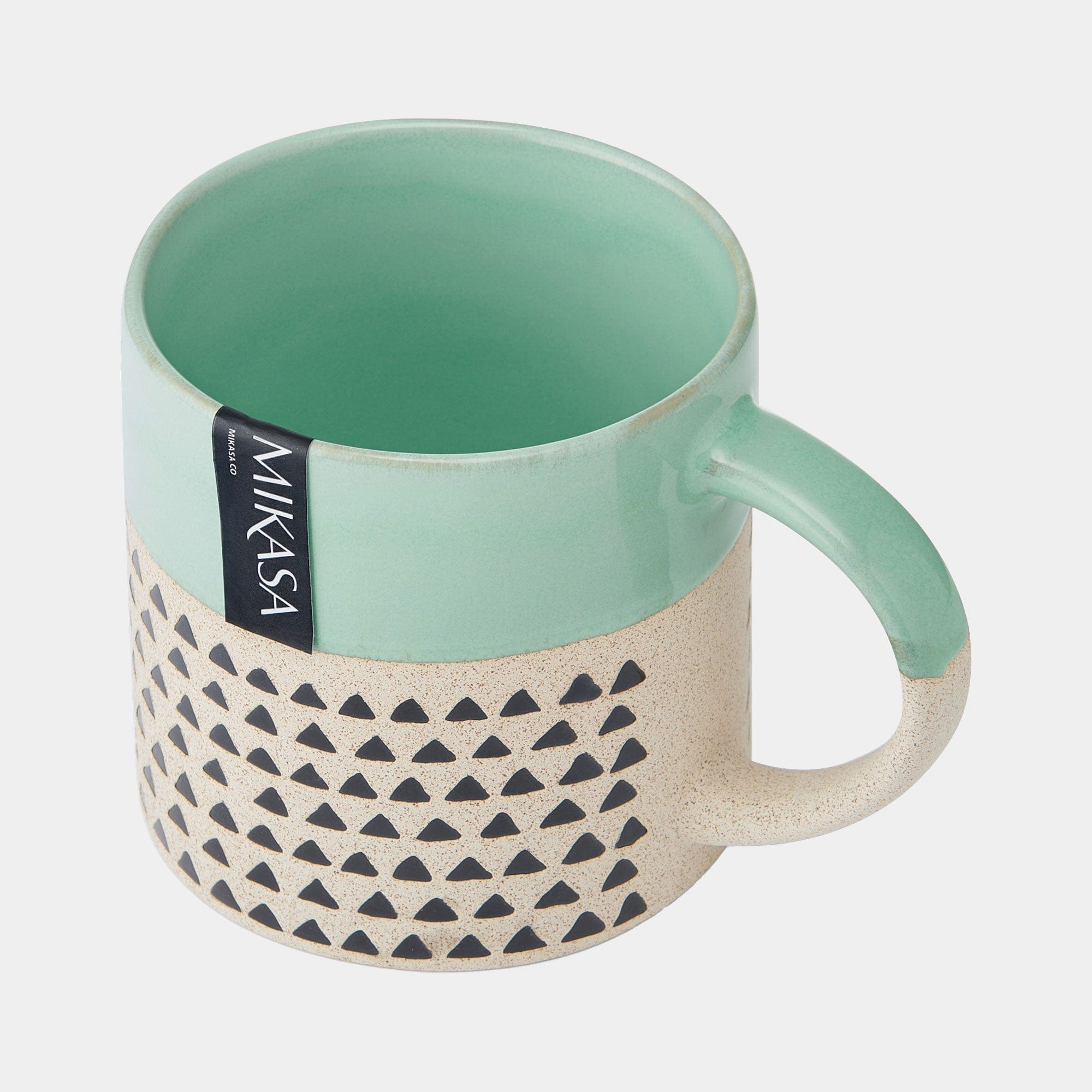 Mikasa - Green Mug, Glaze