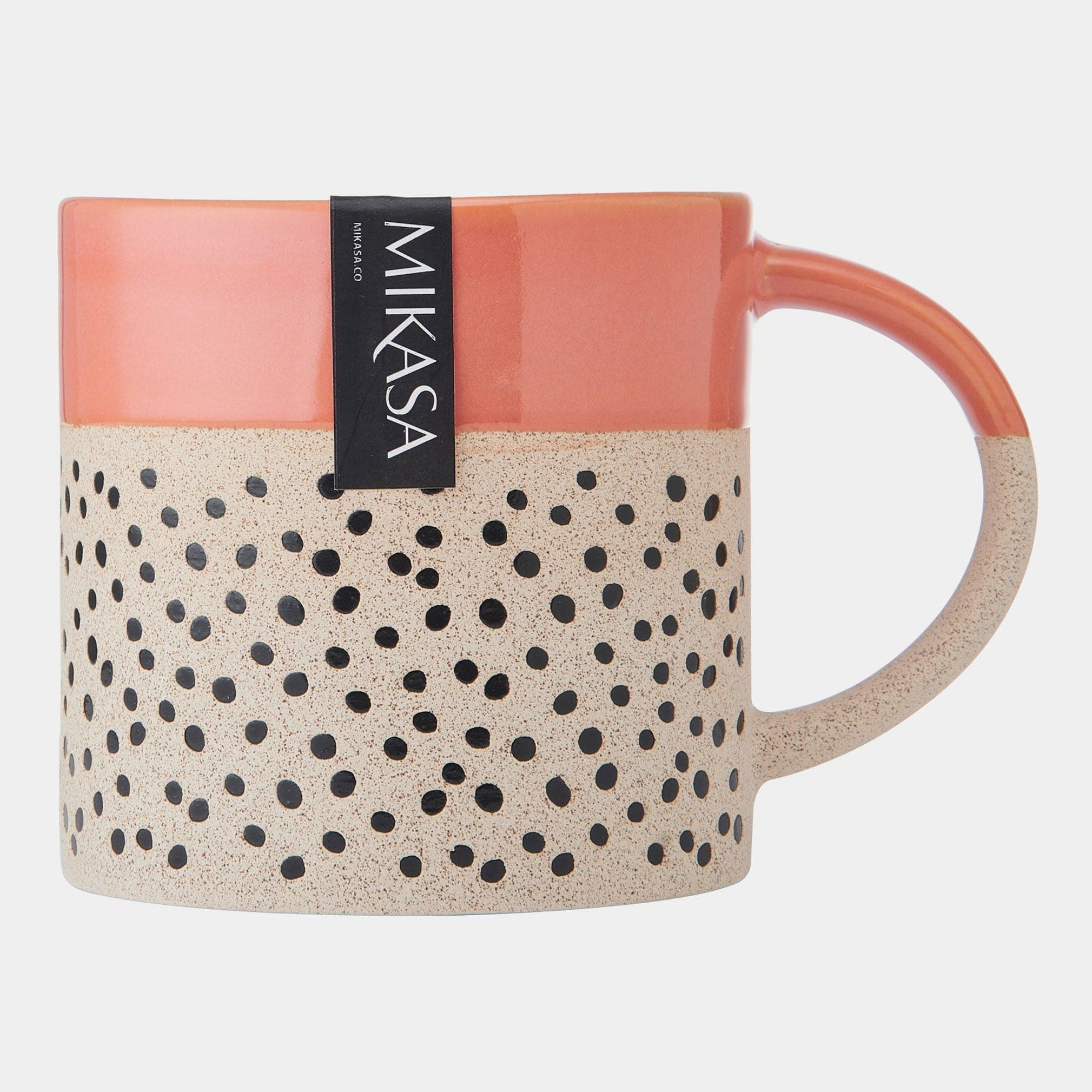 Mikasa Glaze Orange - Mugs, Set of 4
