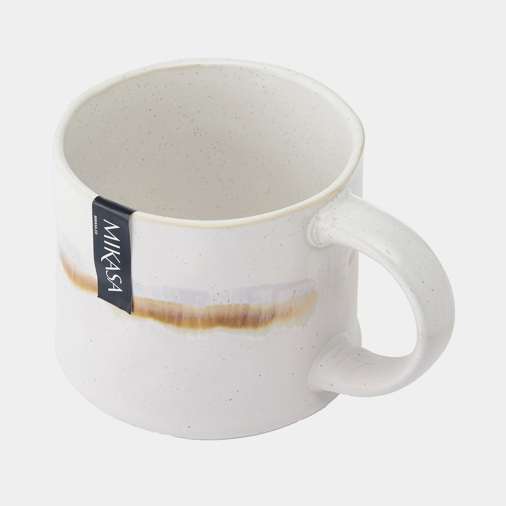 Mikasa - White Mug, Reactive Glaze