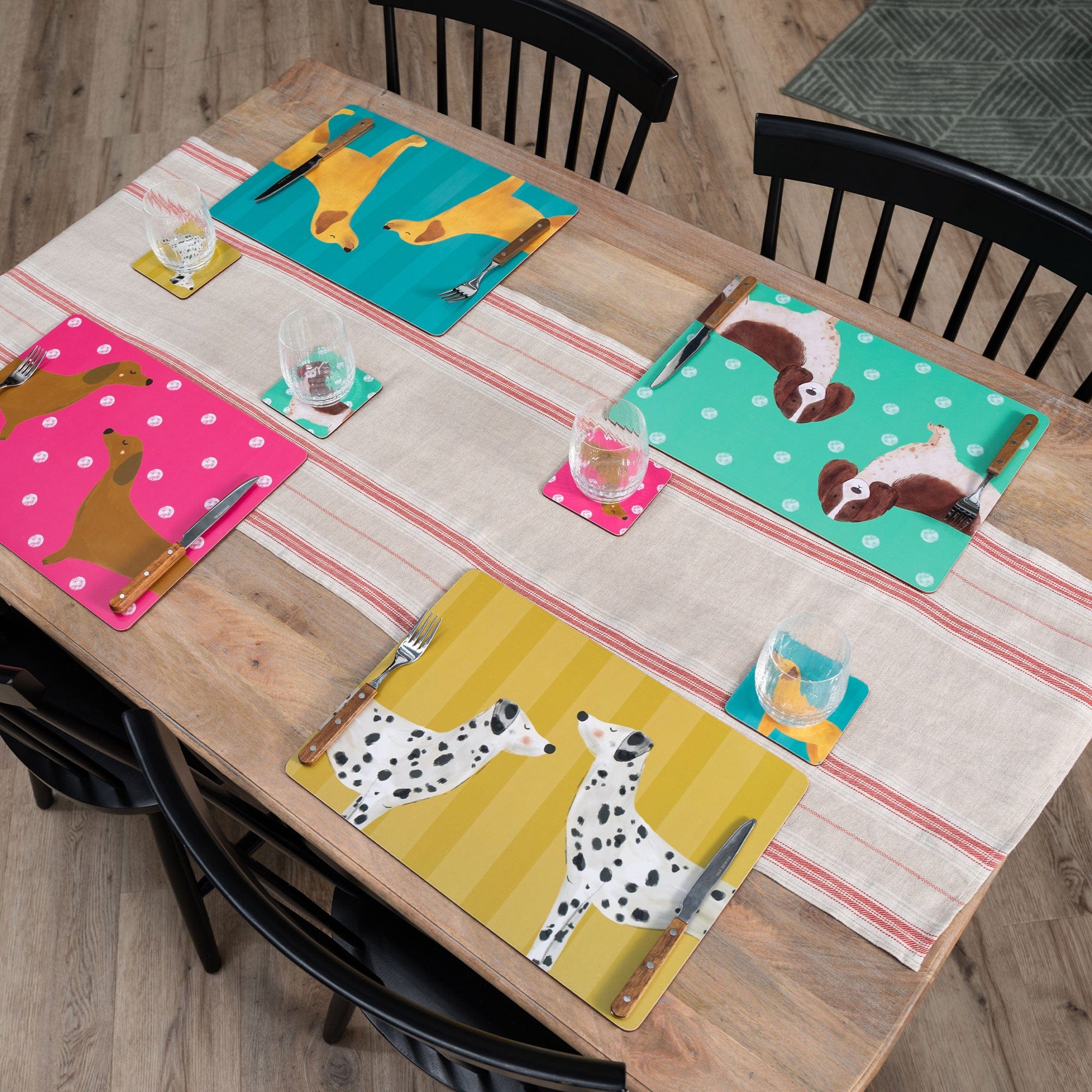 Creative Tops - Set of 4 Coasters Dog Print