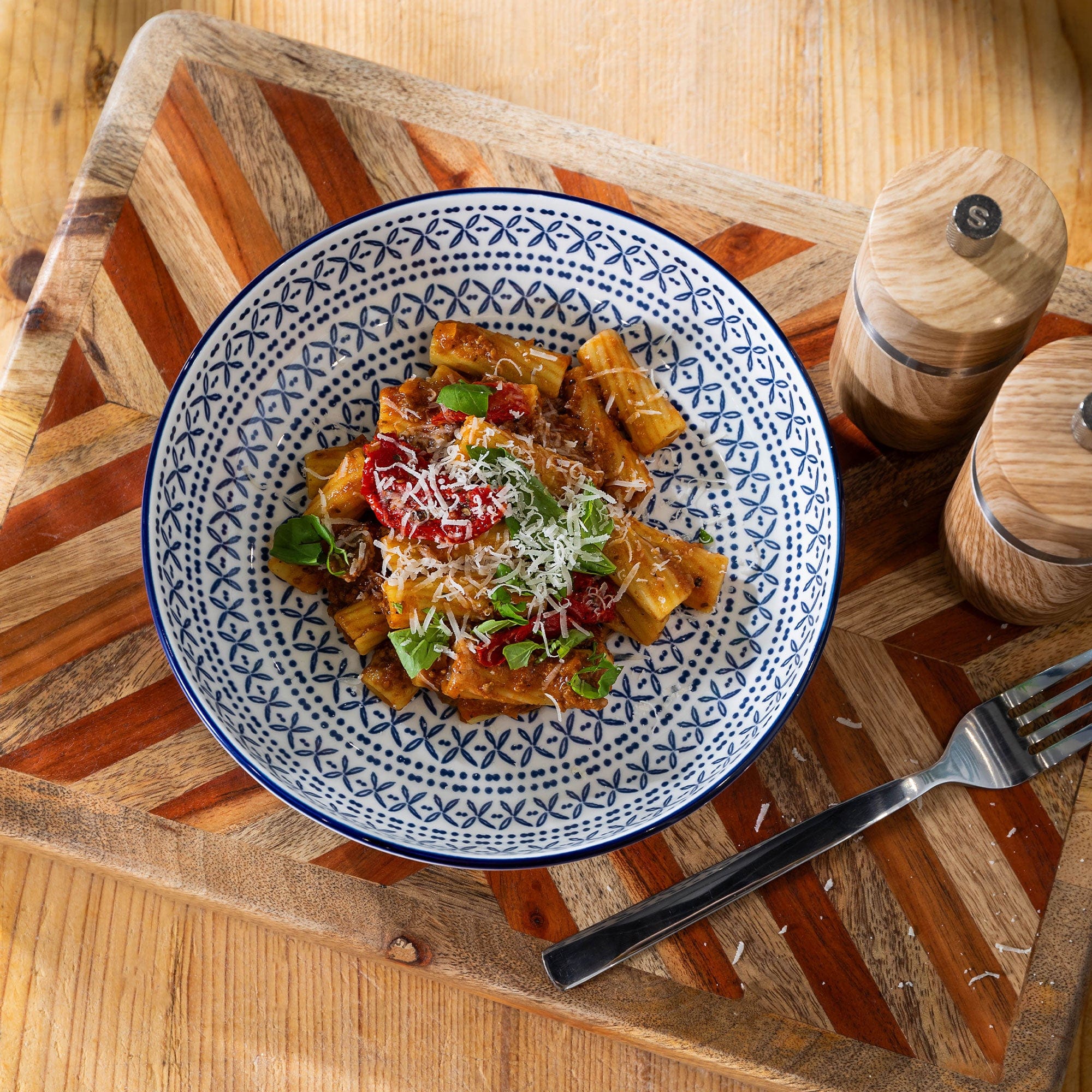 Mikasa - Blue Mediterranean Pasta Bowl