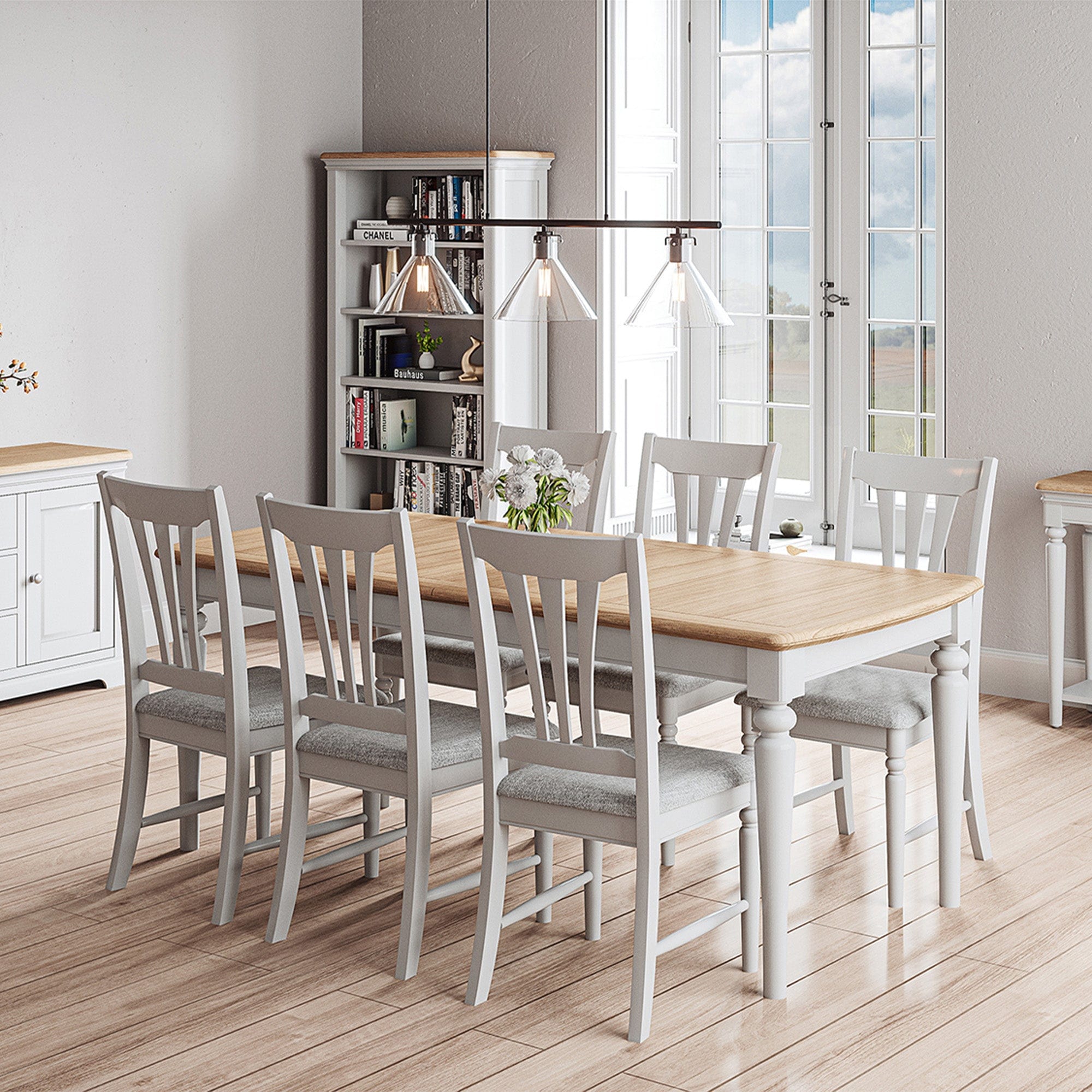 Sidmouth - Wooden Extending Dining Table