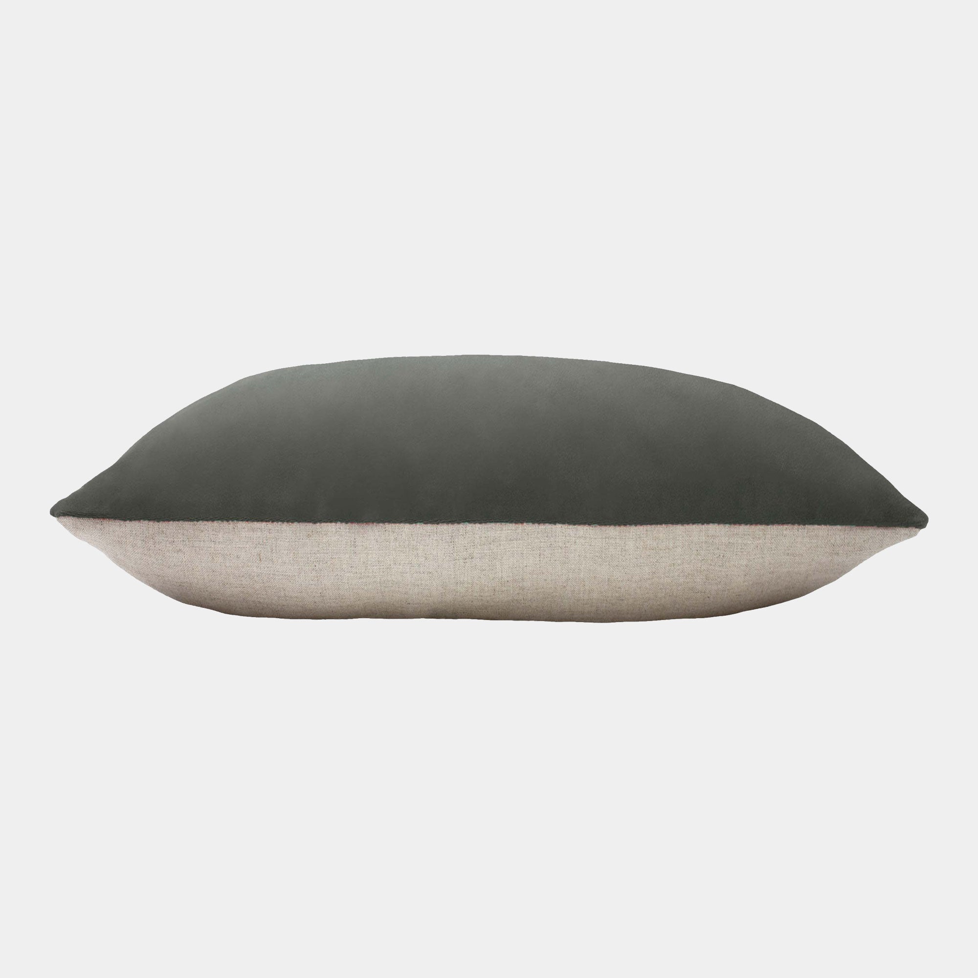Contra - Steel Grey Bolster Cushion 40x60cm