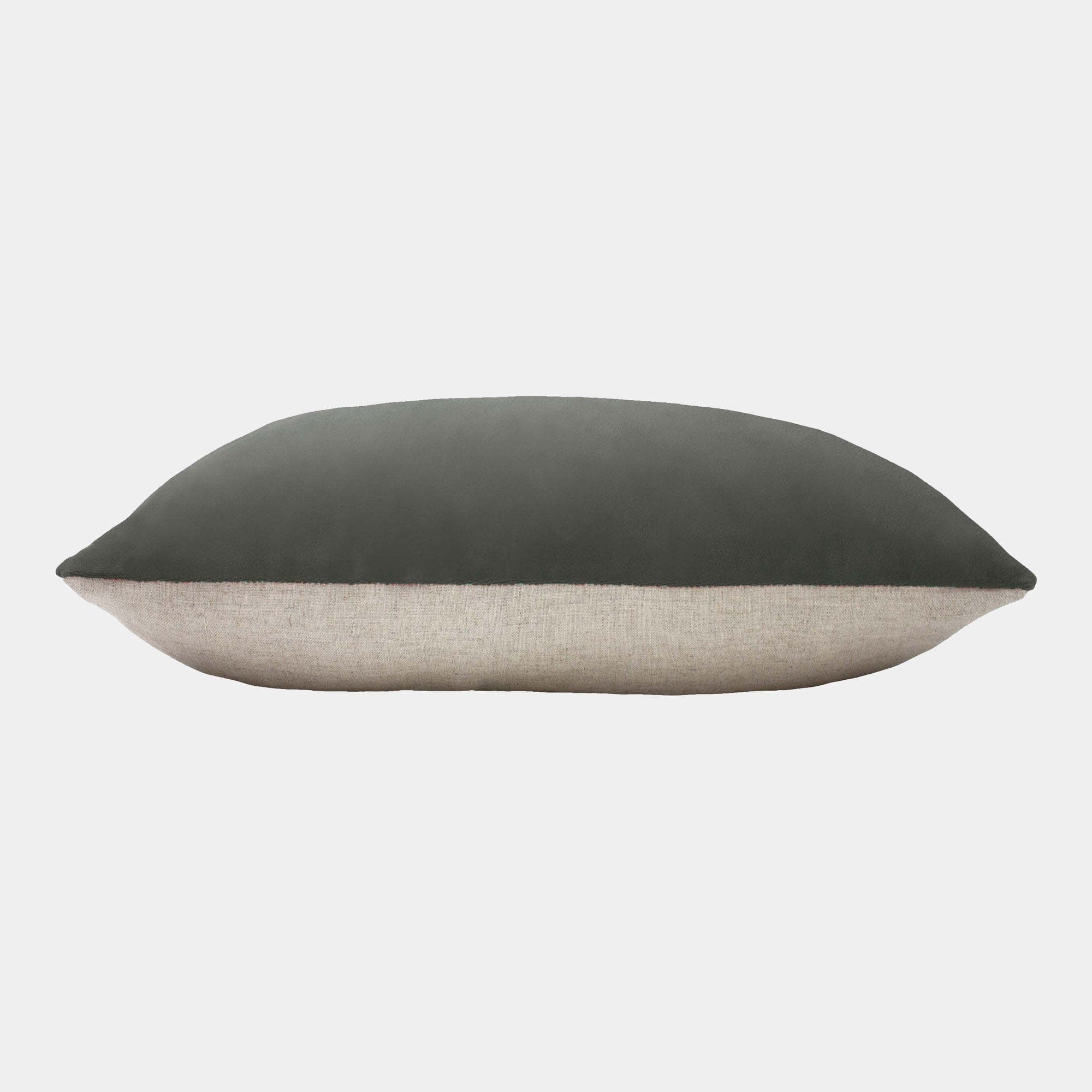 Contra - Steel Grey Bolster Cushion 40x60cm