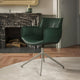 Cattelan Italia -  Rhonda Lounge Accent Swivel Chair In Soft Leather