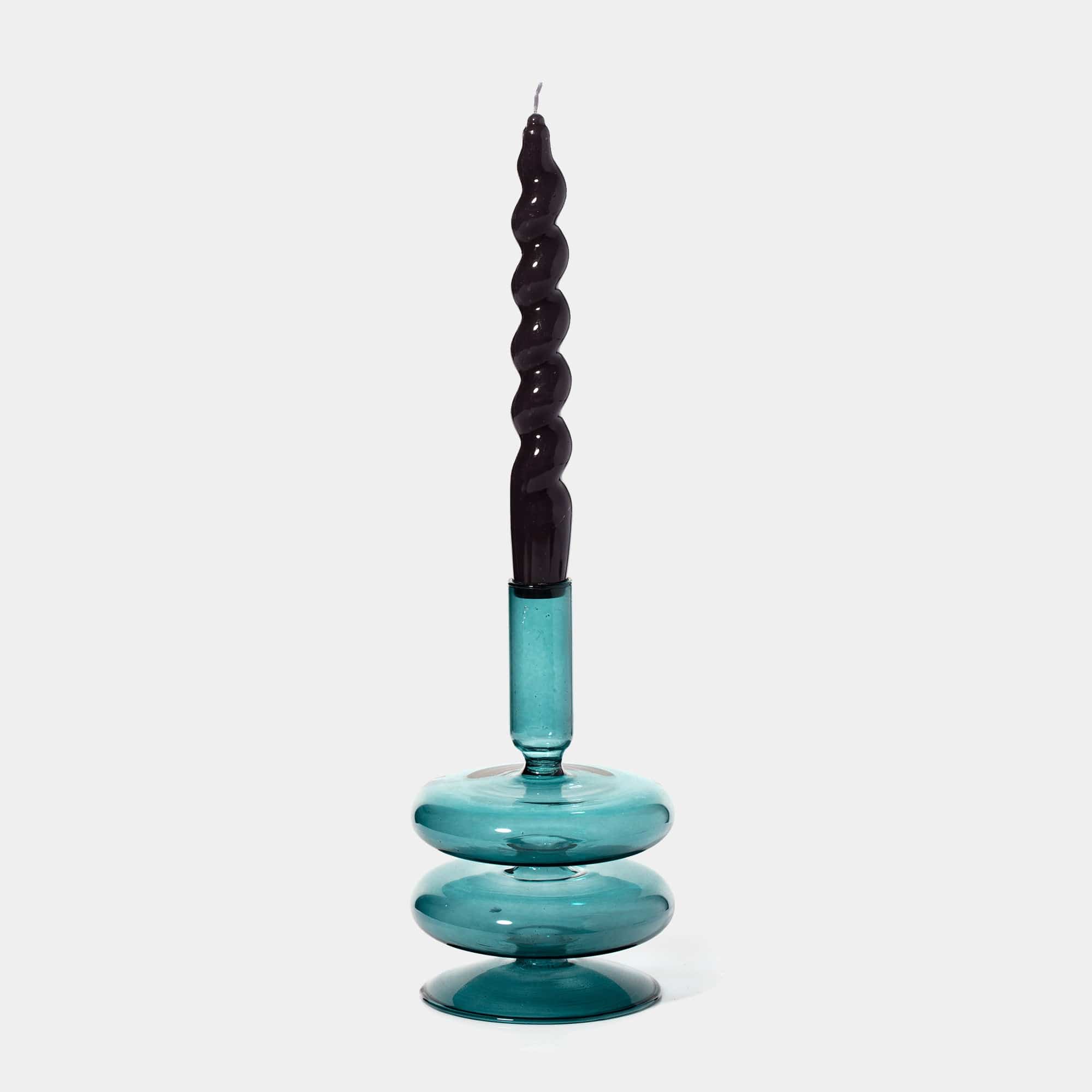 Maegen - Ocean Teal Candle Holder