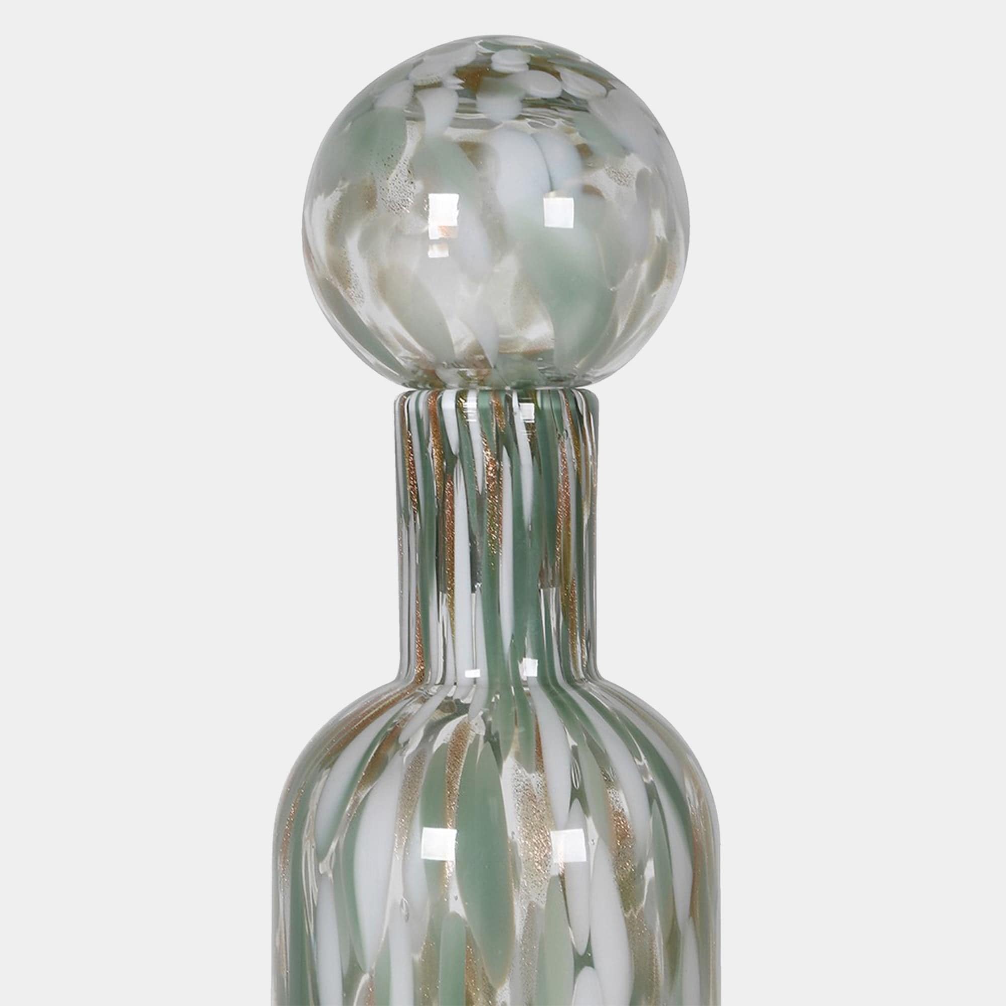 Speckled Dream - Green Decorative Bottle, Small