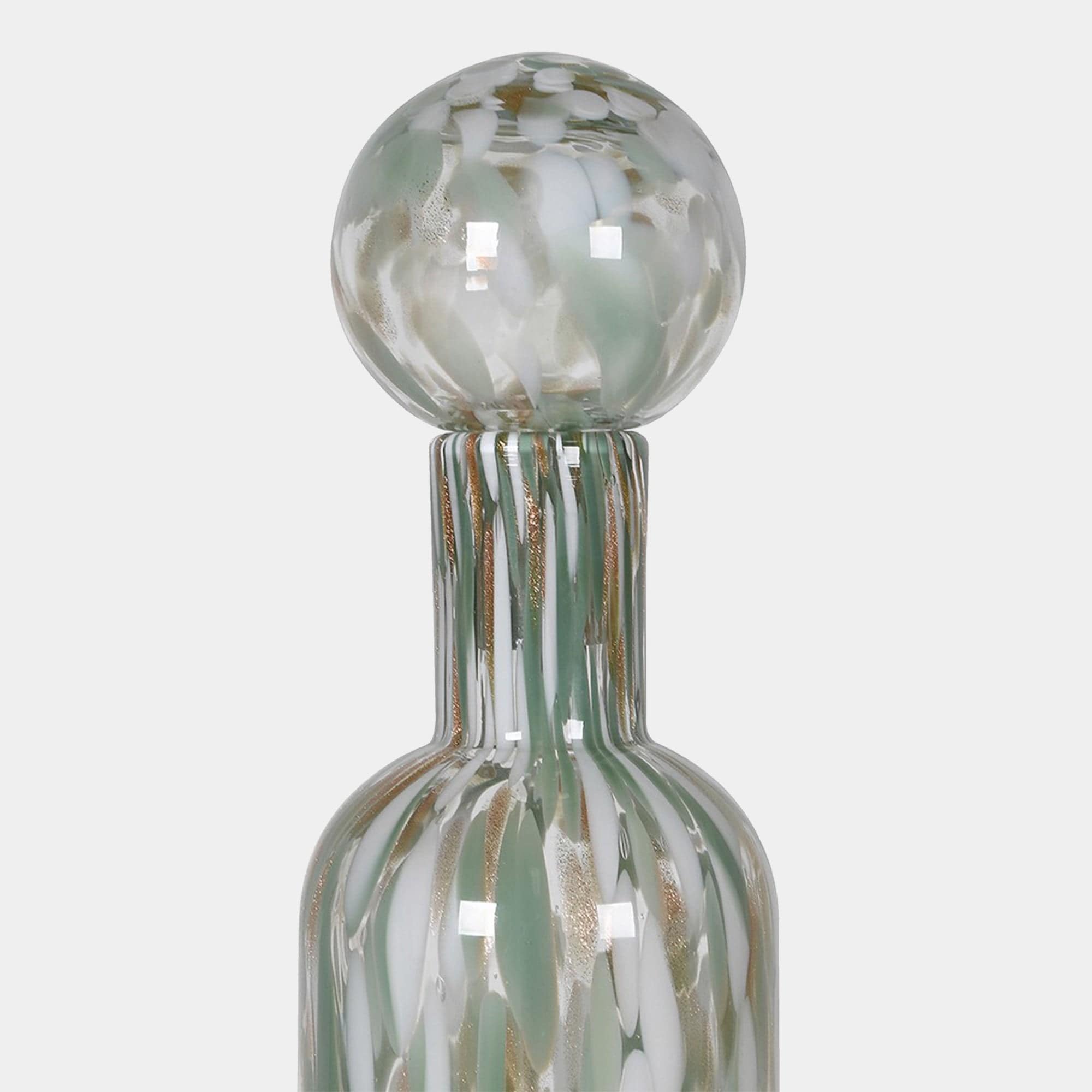 Speckled Dream - Green Decorative Bottle, Large