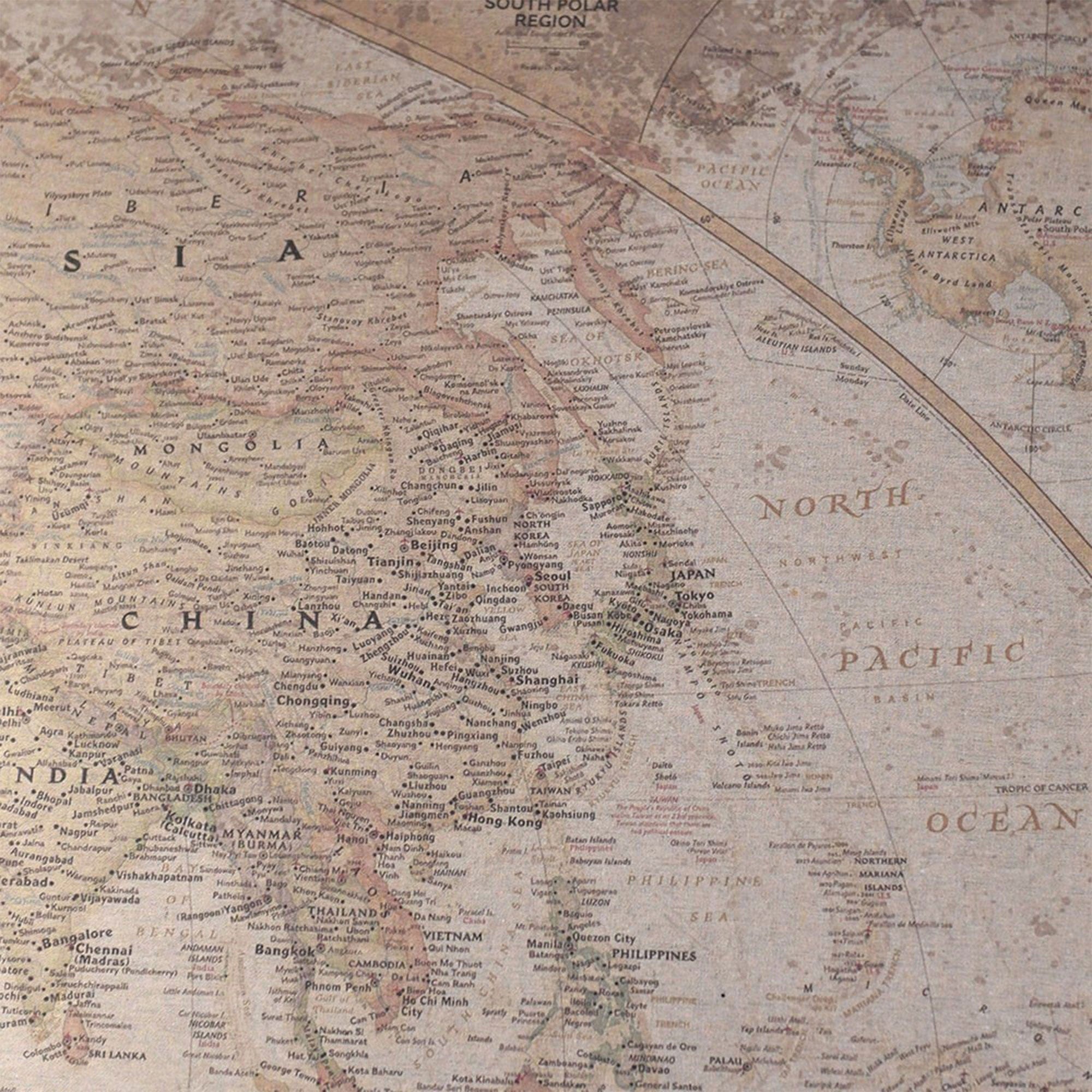 Heritage Map - Fabric Tapestry