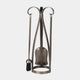 The Tinderbox - Pewter 3 Piece Fire Tool Set