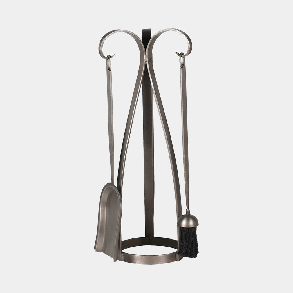 The Tinderbox - Pewter 3 Piece Fire Tool Set