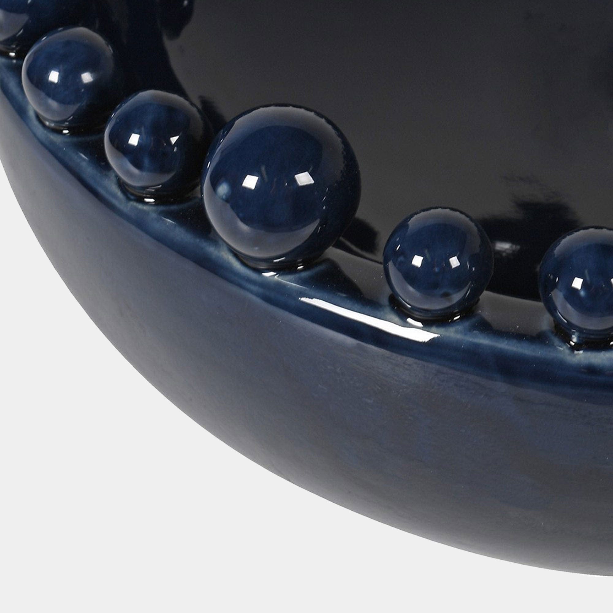 Bobble - Edged Bowl, Dark Blue